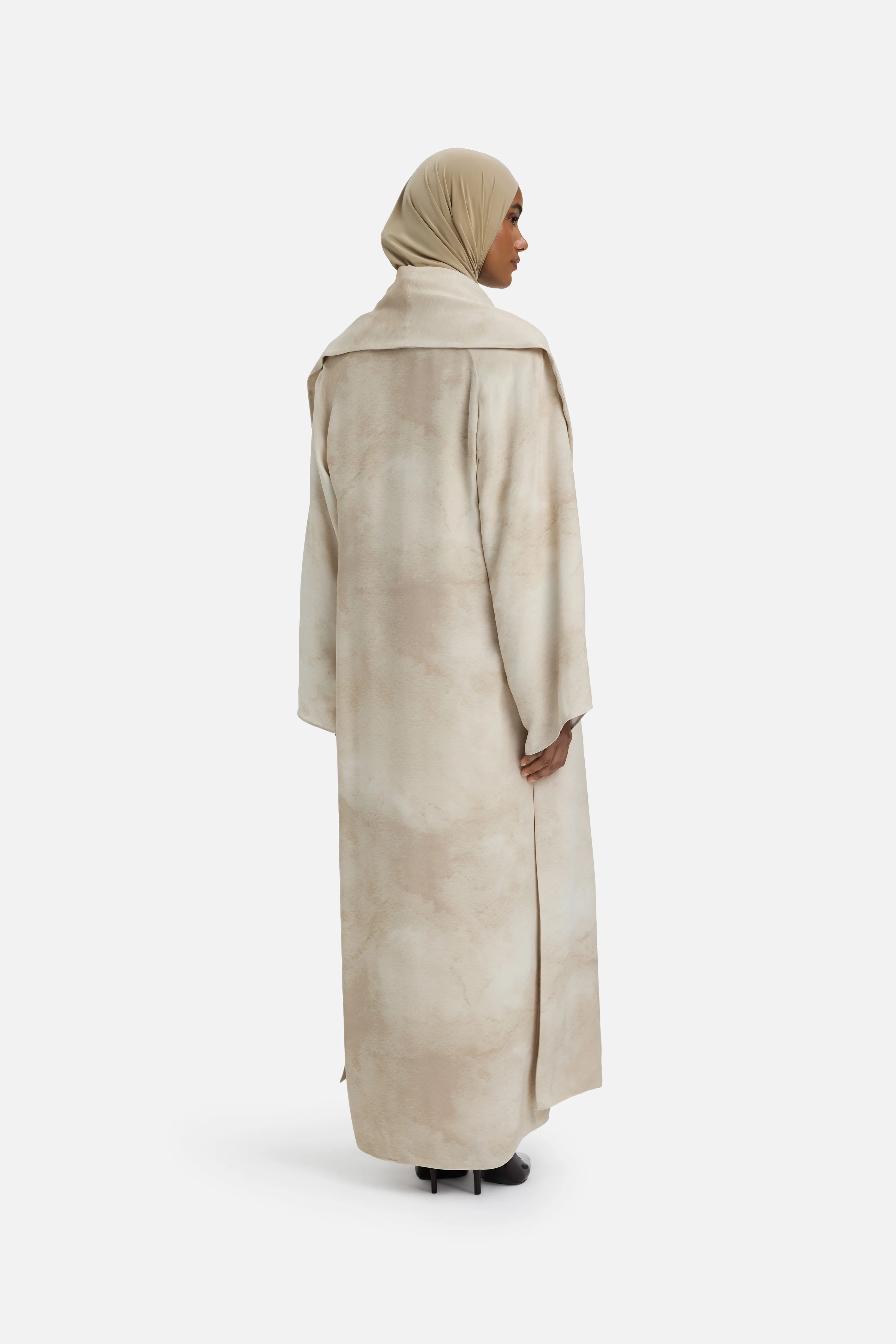 Marble Abaya | Mocha Marble - Image 3