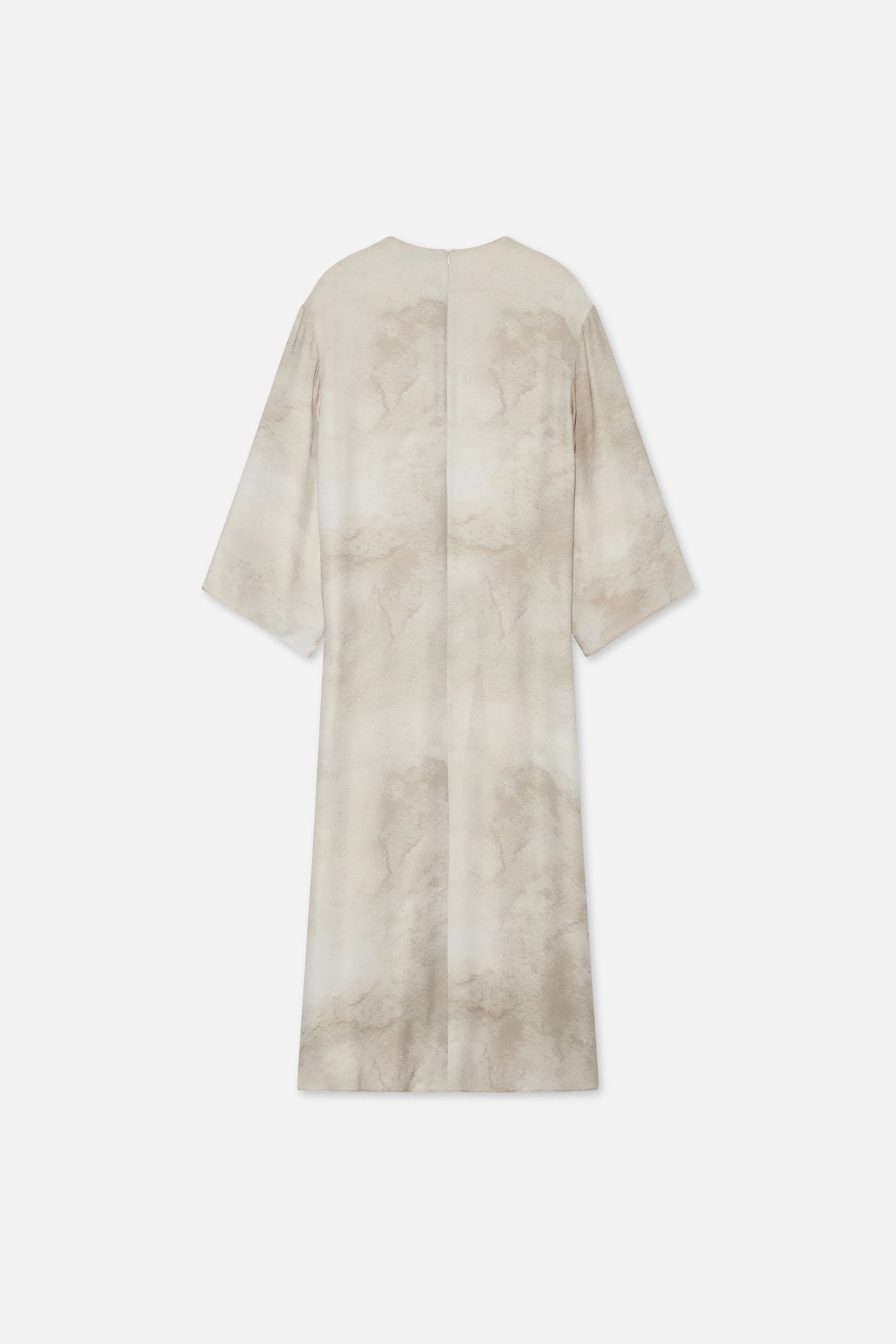Marble Crew Neck Dress | Mocha Marble - Image 5
