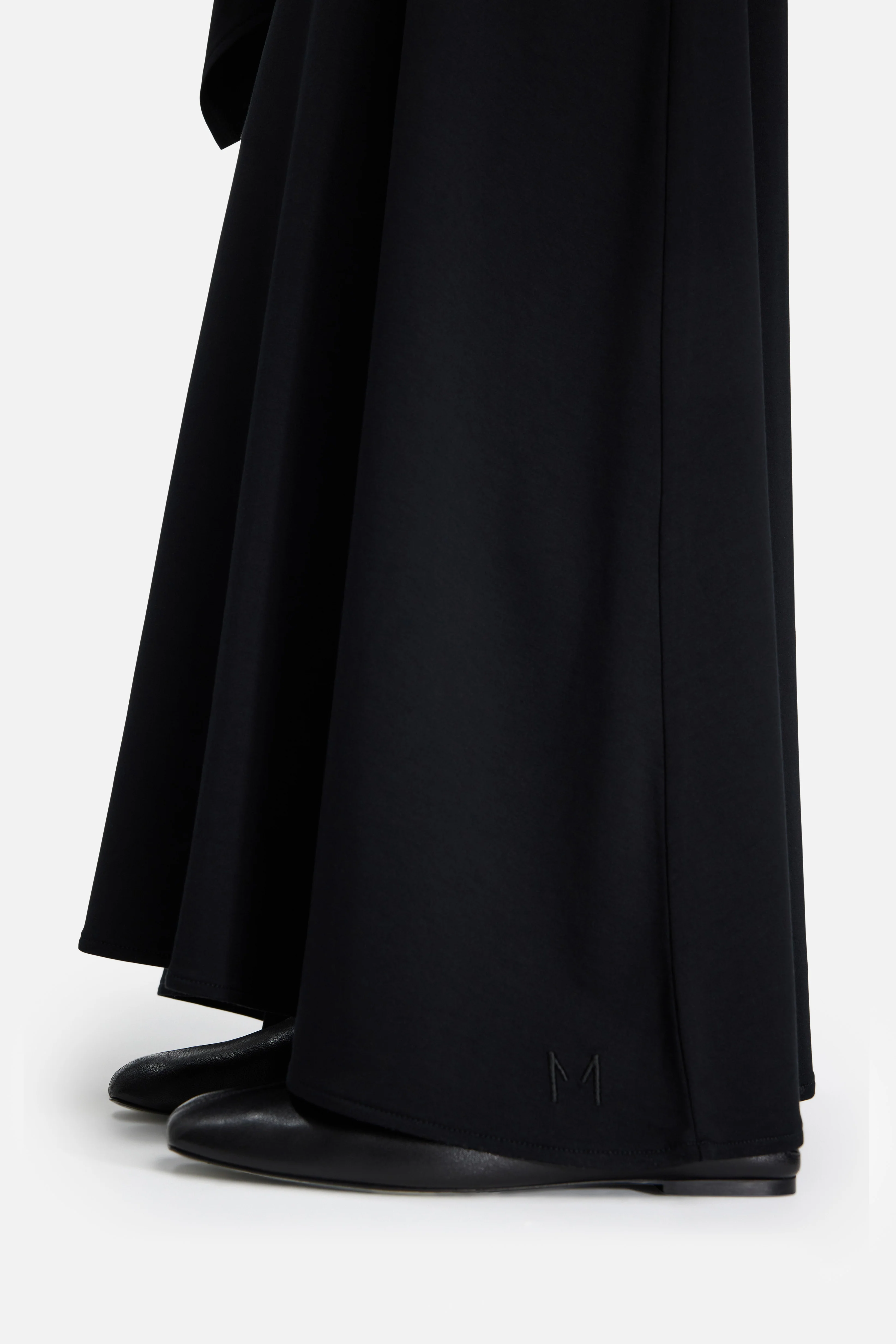 Maxi Flared Skirt | Black - Image 4