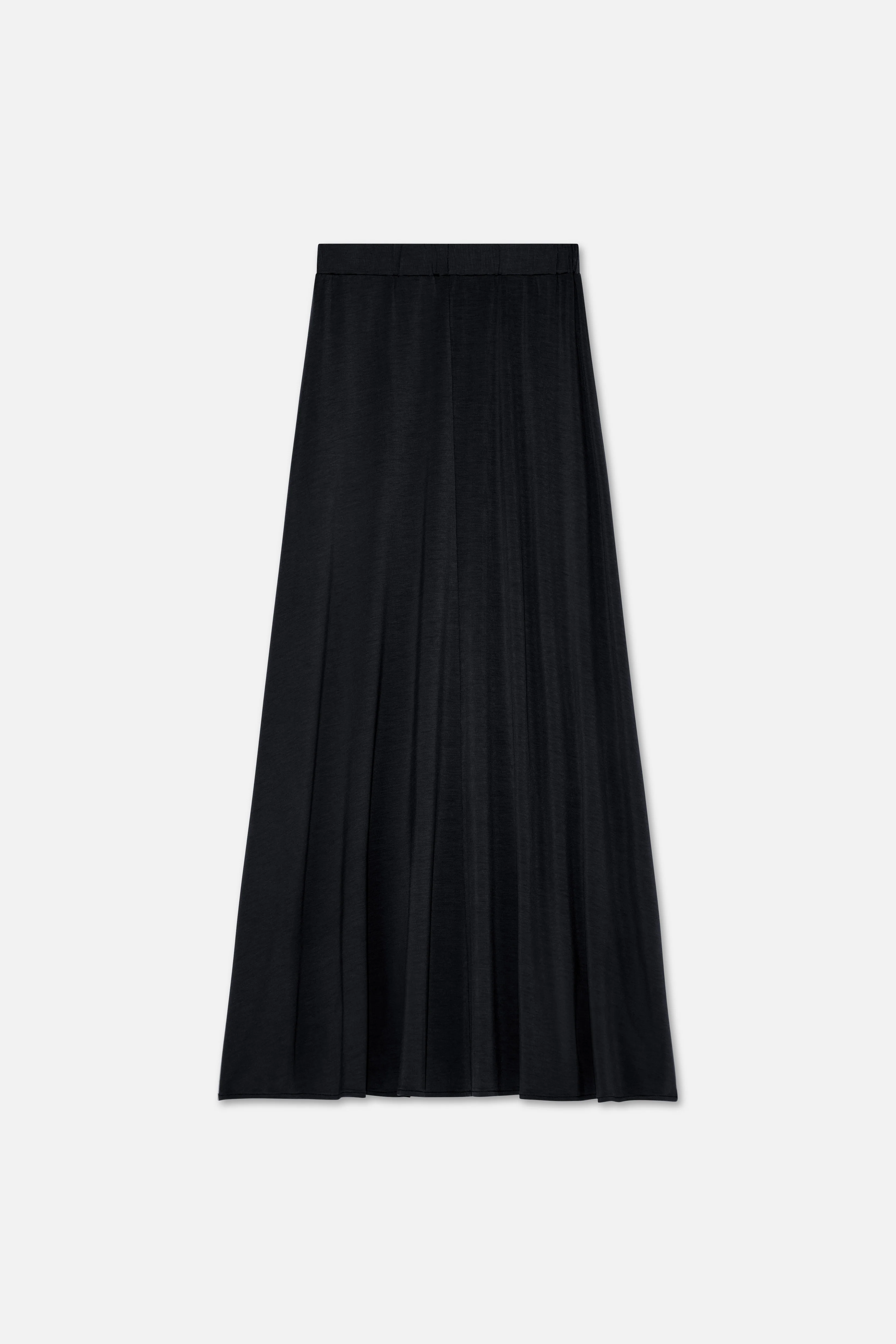 Maxi Flared Skirt | Black - Image 5