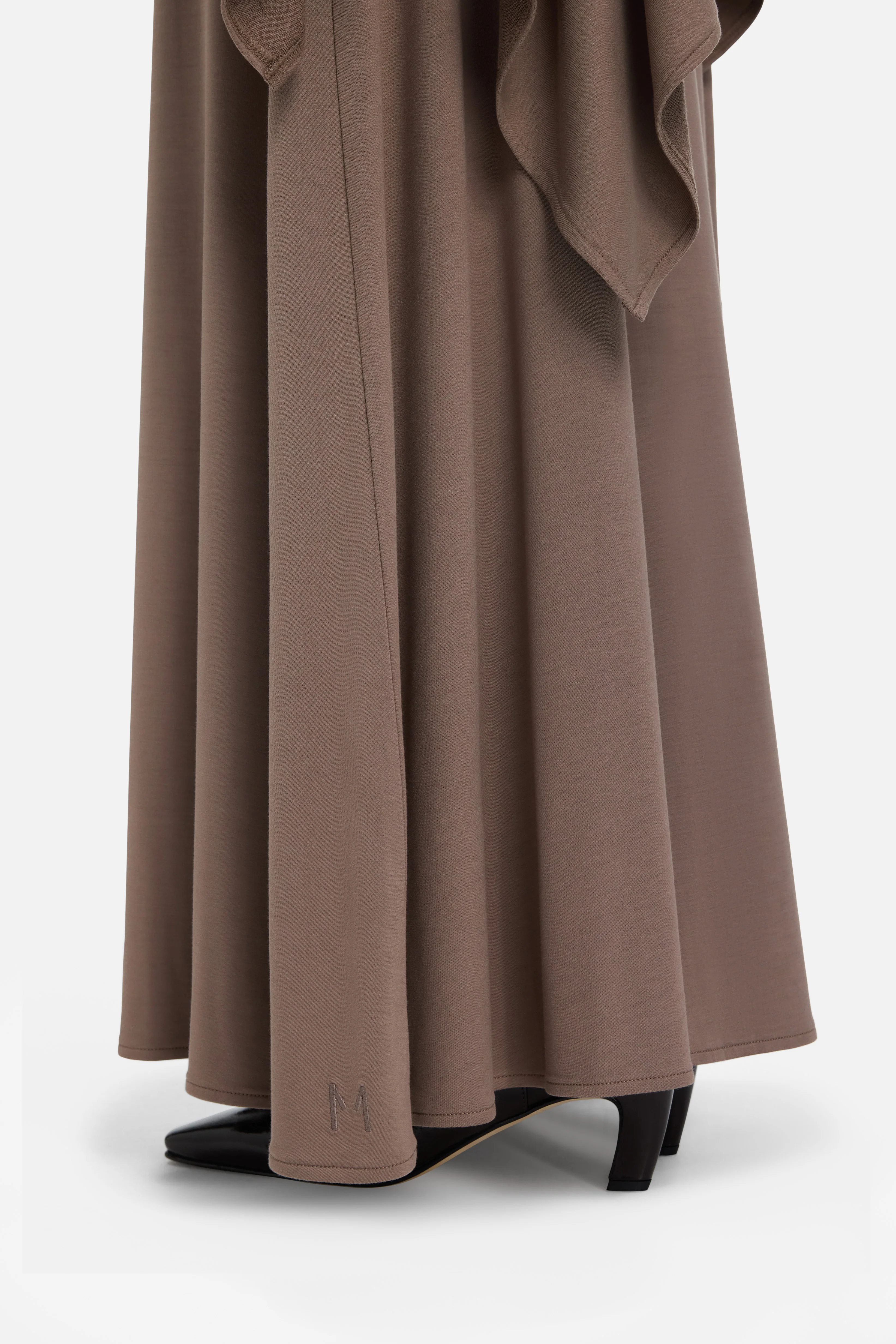 Maxi Flared Skirt | Taupe Rose - Image 5