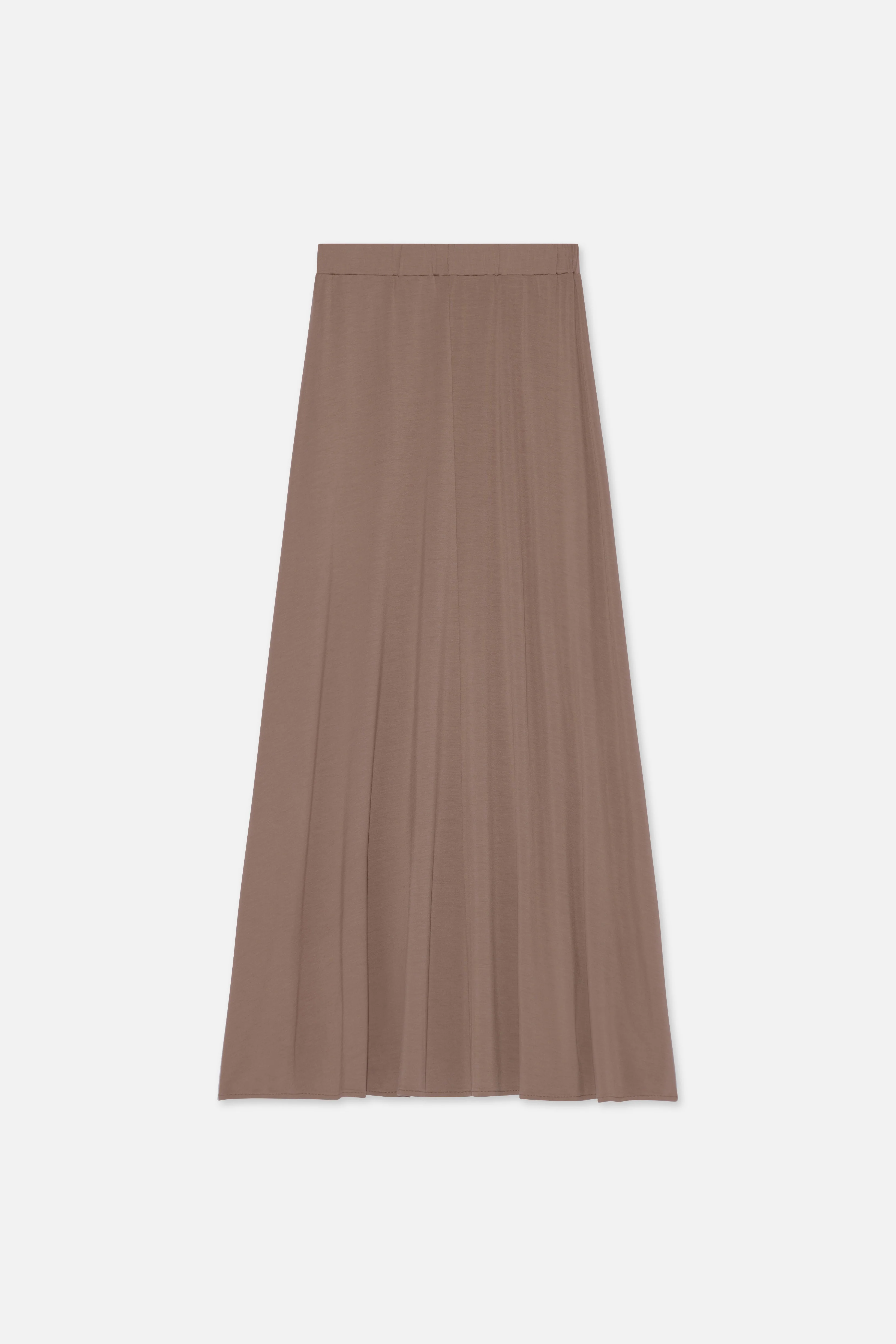 Maxi Flared Skirt | Taupe Rose - Image 6
