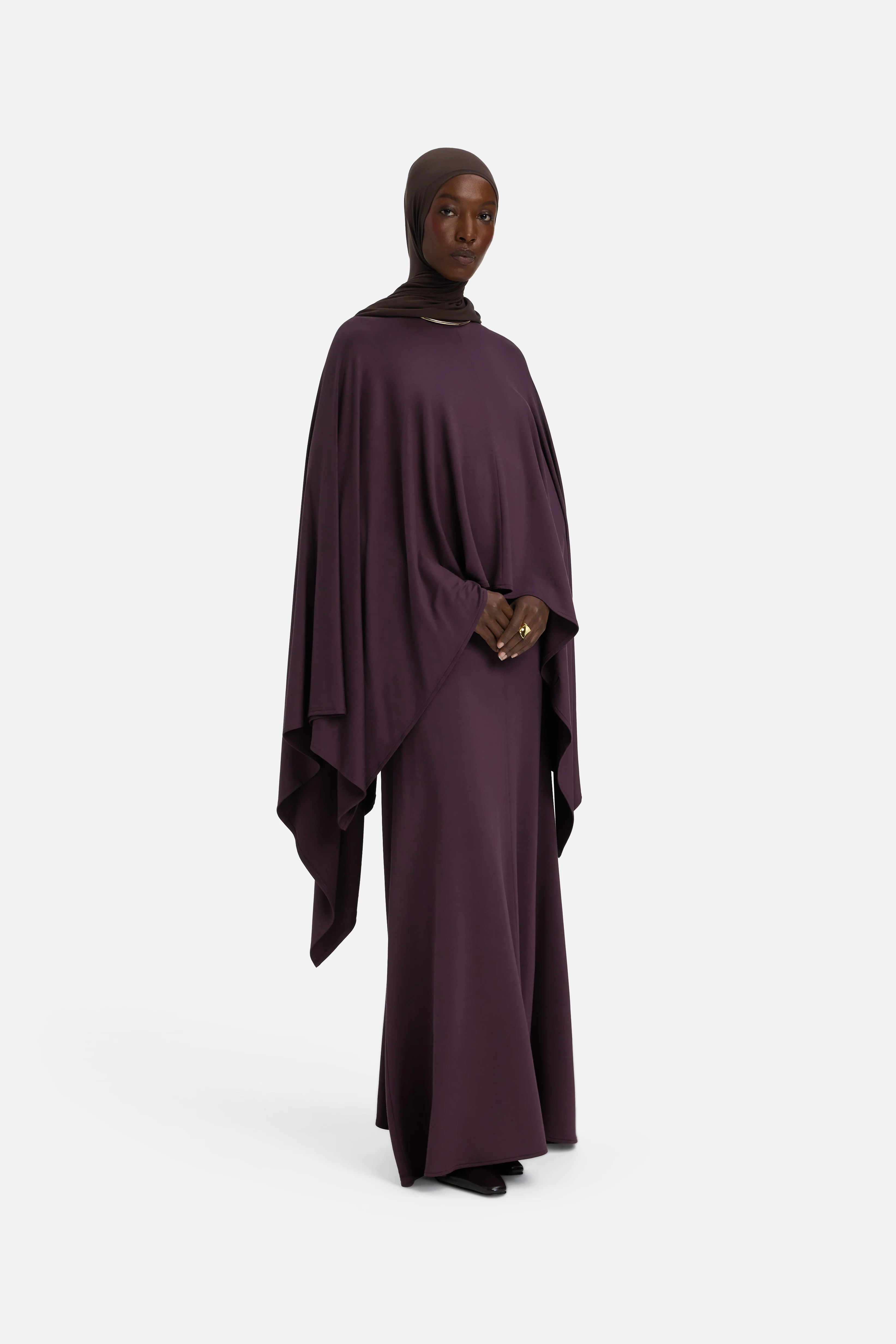 Maxi Flared Skirt | Vintage Purple