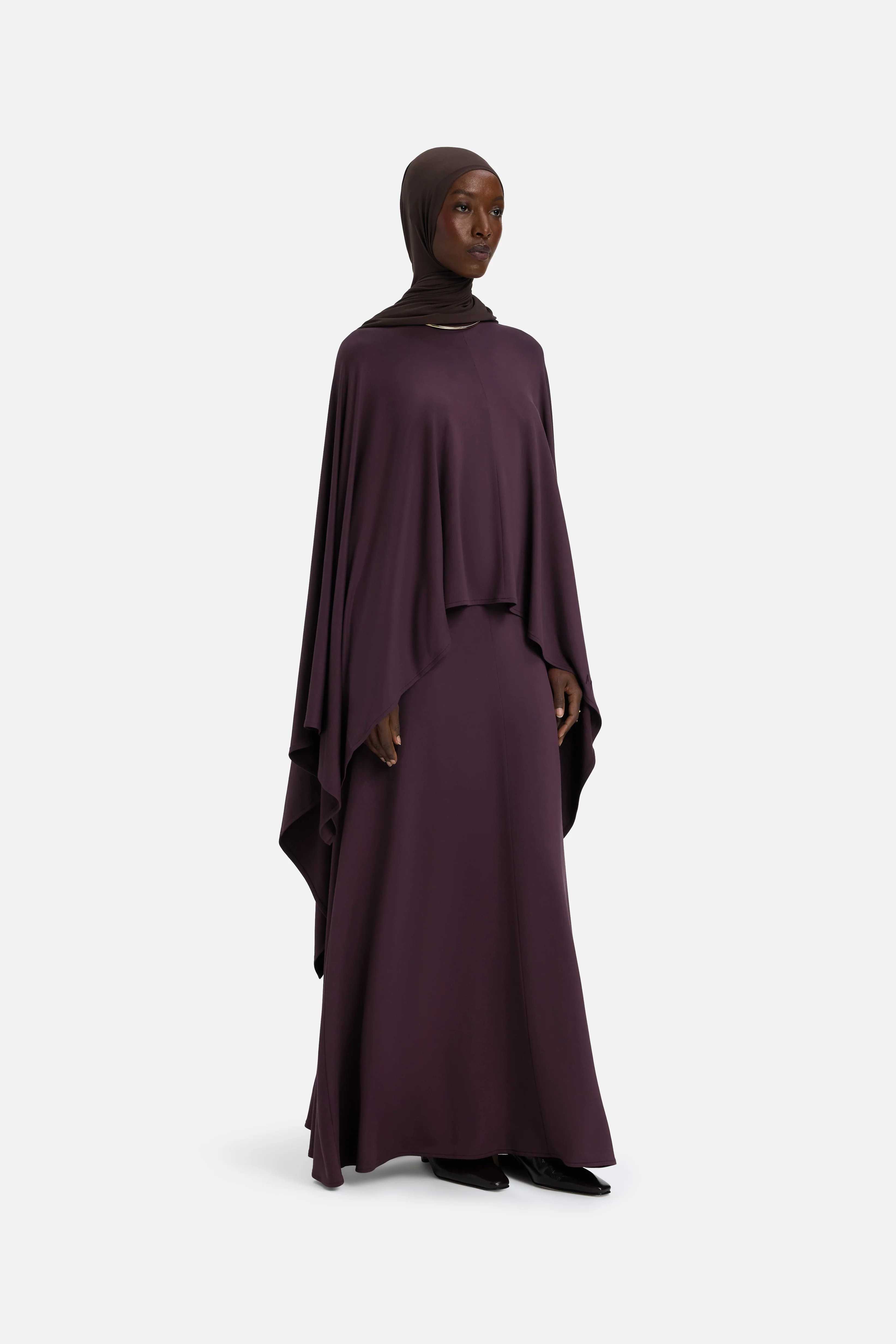 Maxi Flared Skirt | Vintage Purple - Image 2