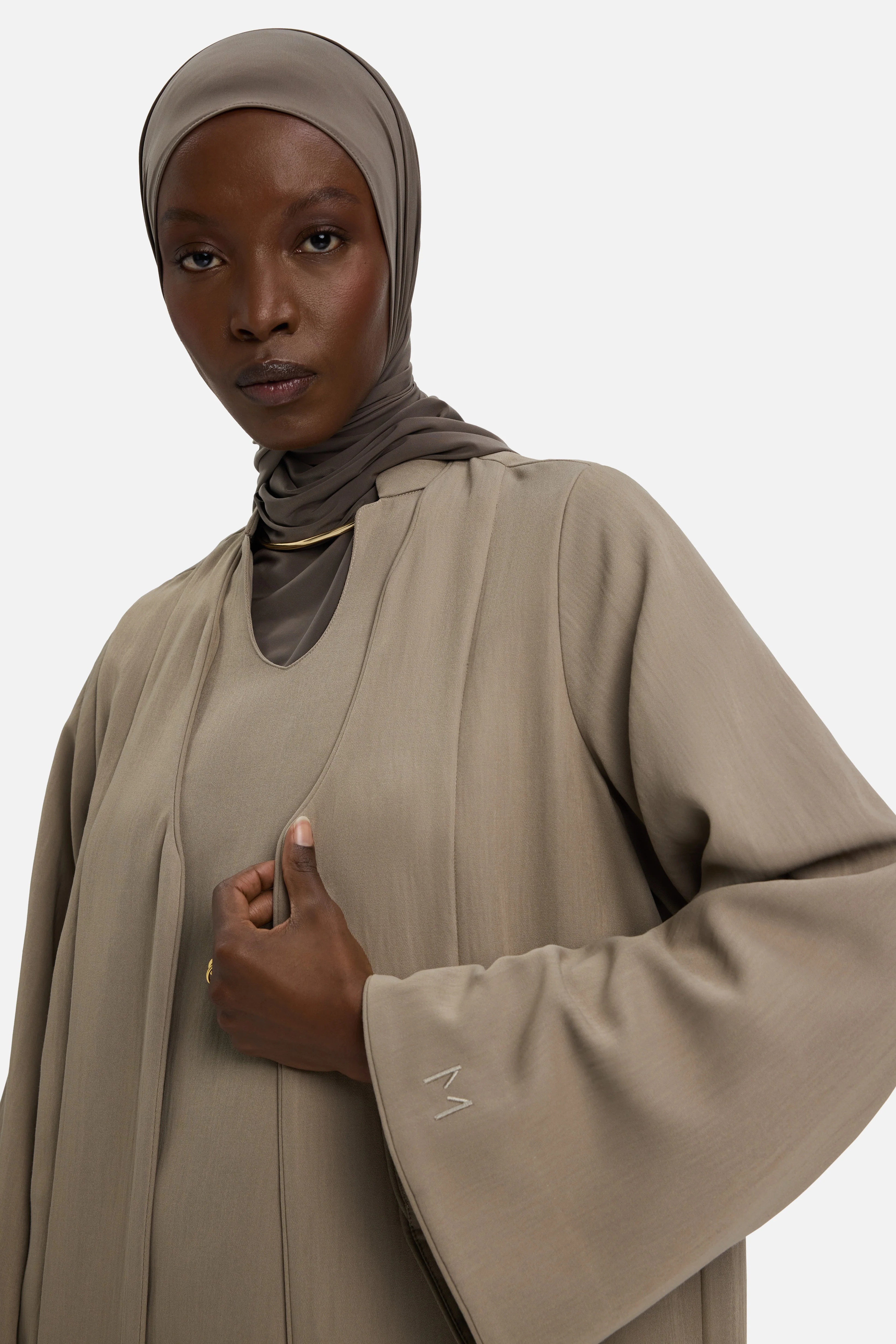 Medina Abaya | Khaki - Image 4