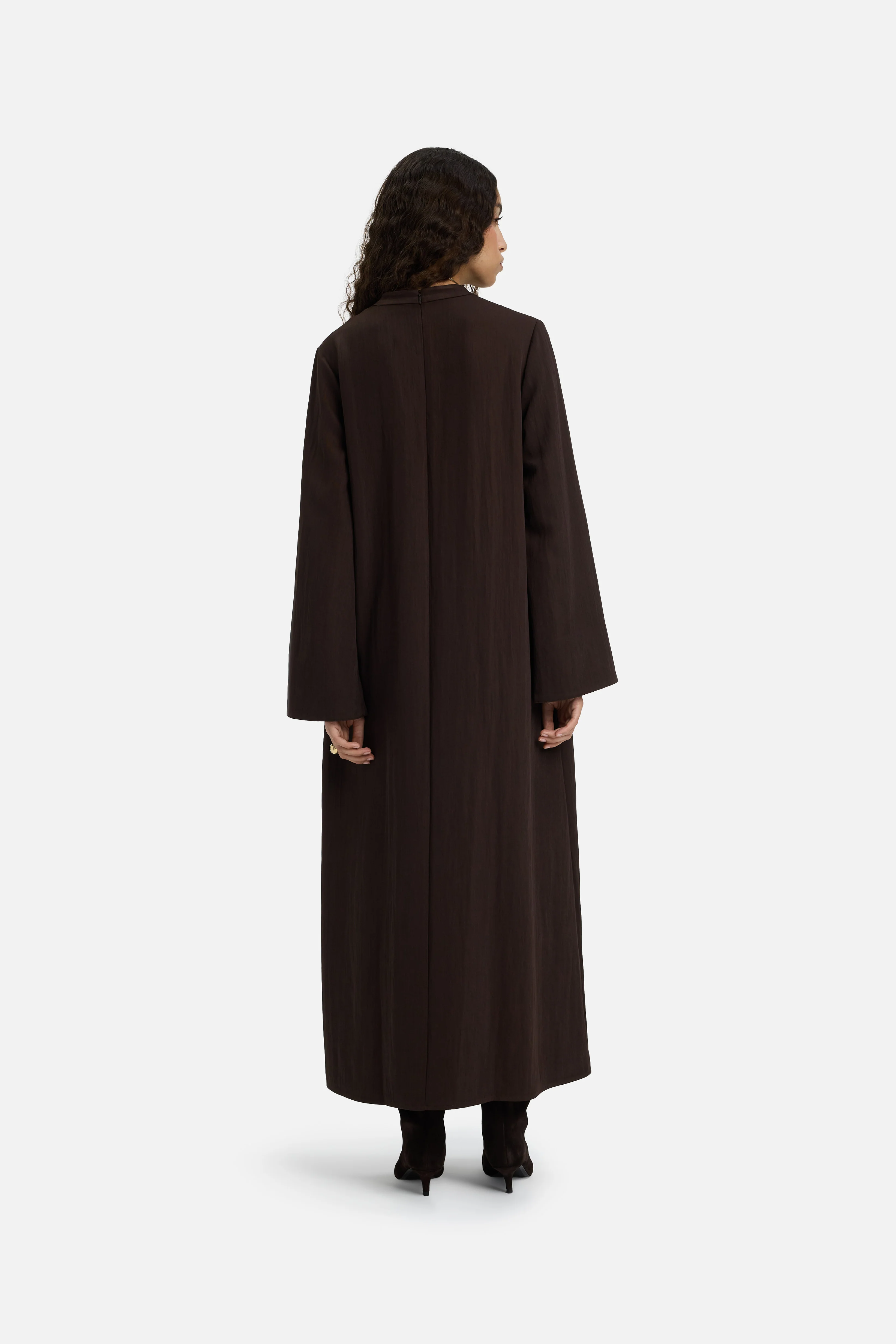Medina Dress | Dark Brown - Image 3