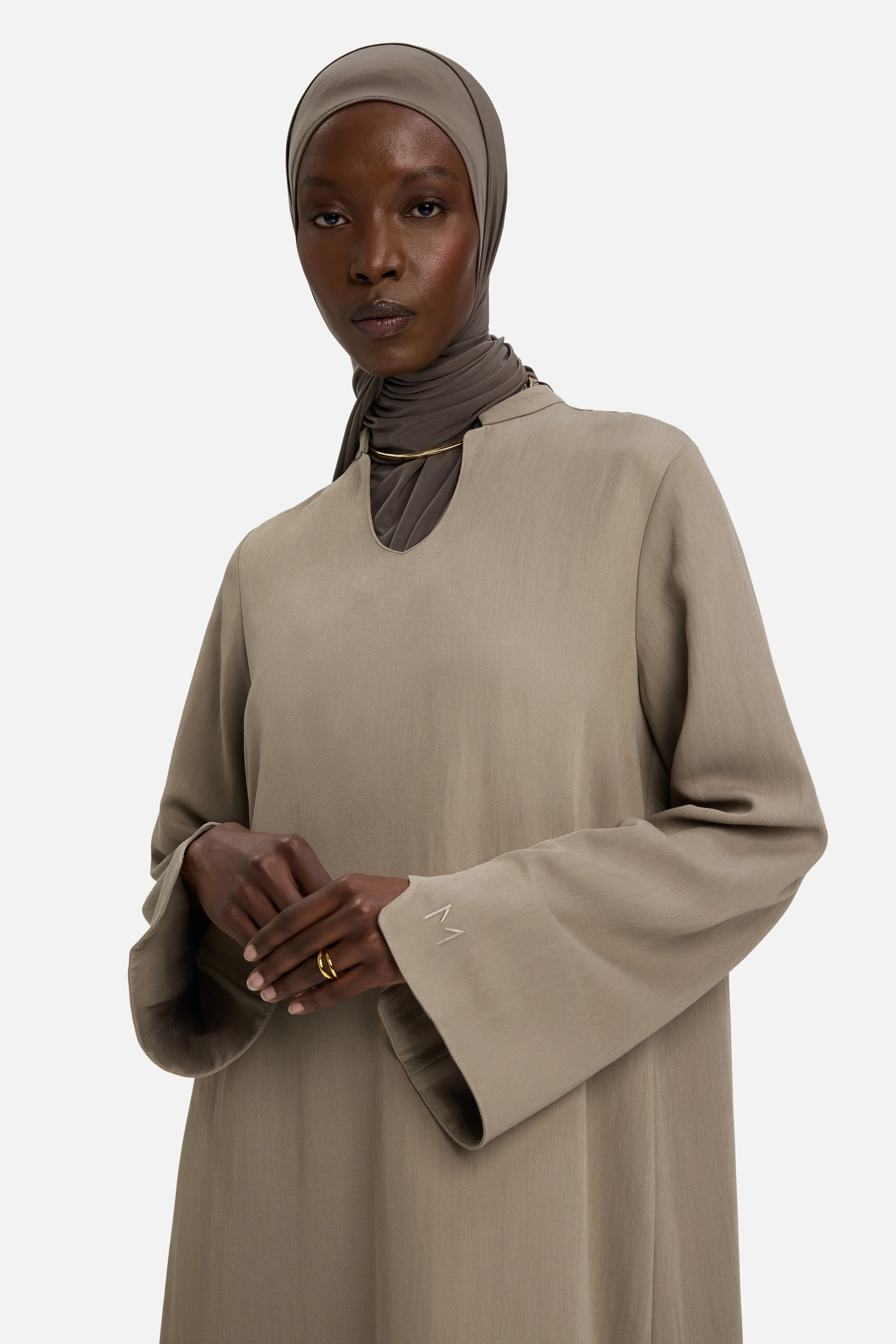 Medina Dress | Khaki - Image 3