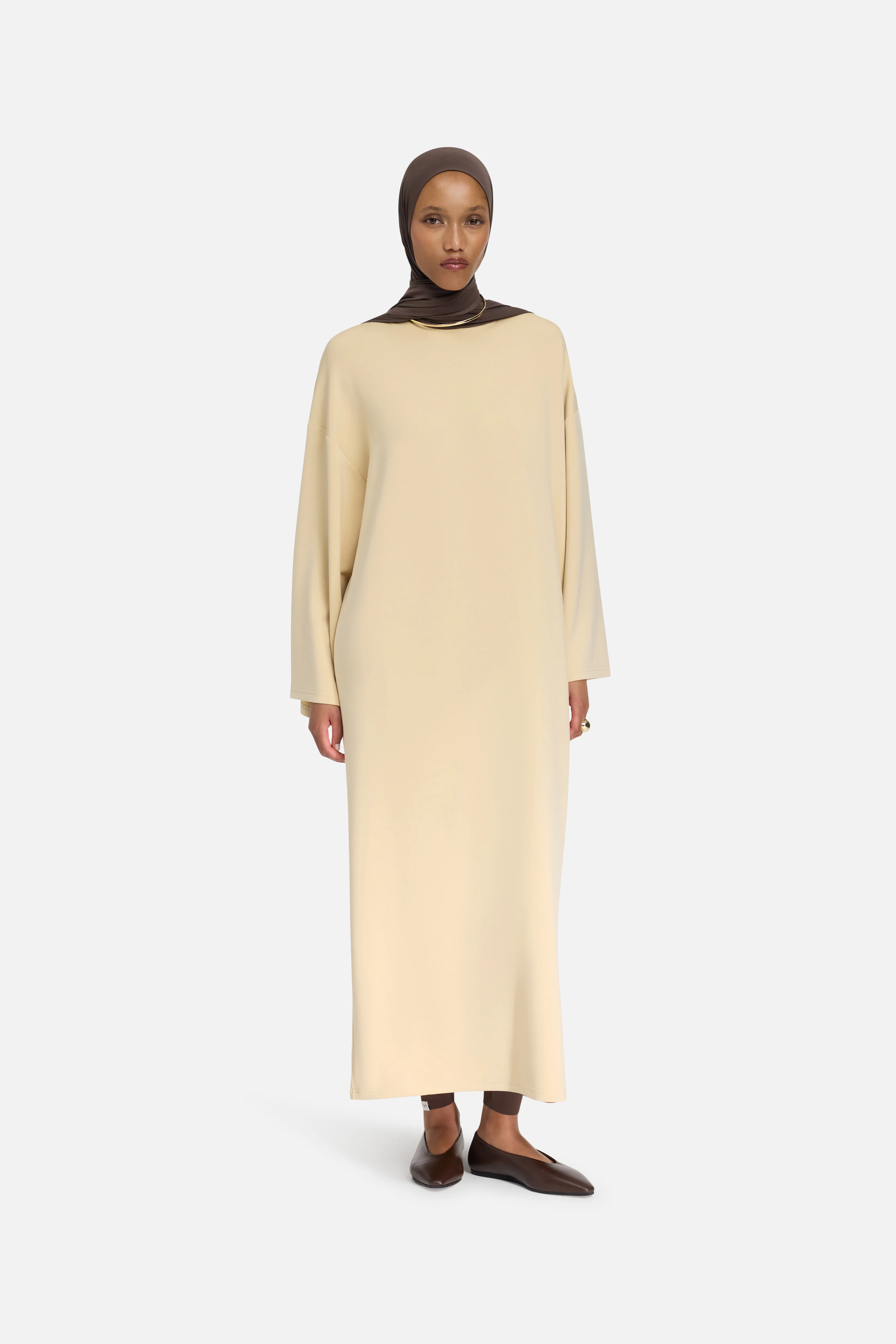 Modal Jersey Dress | Desert Clay