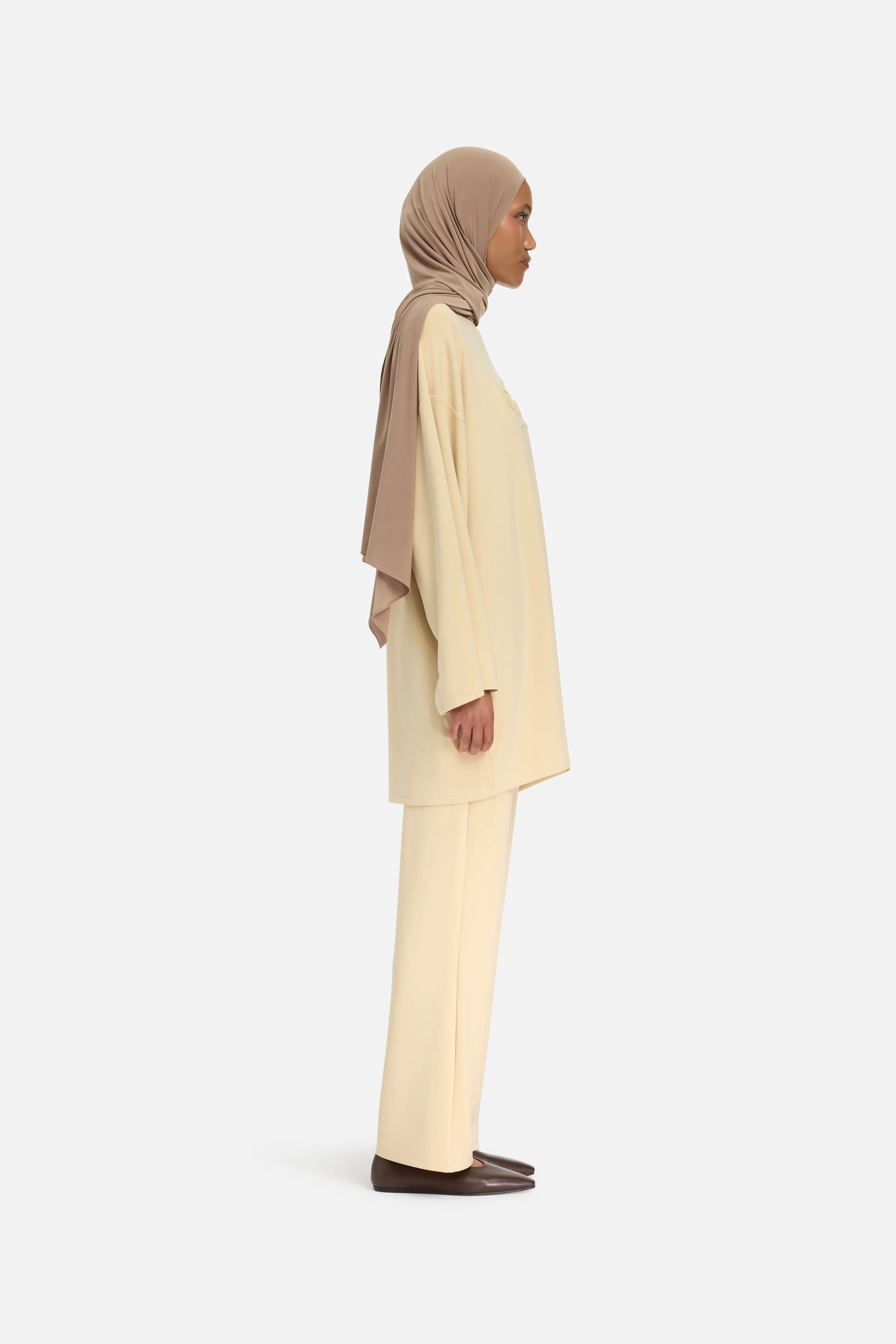Modal Jersey Pants | Desert Clay - Image 2