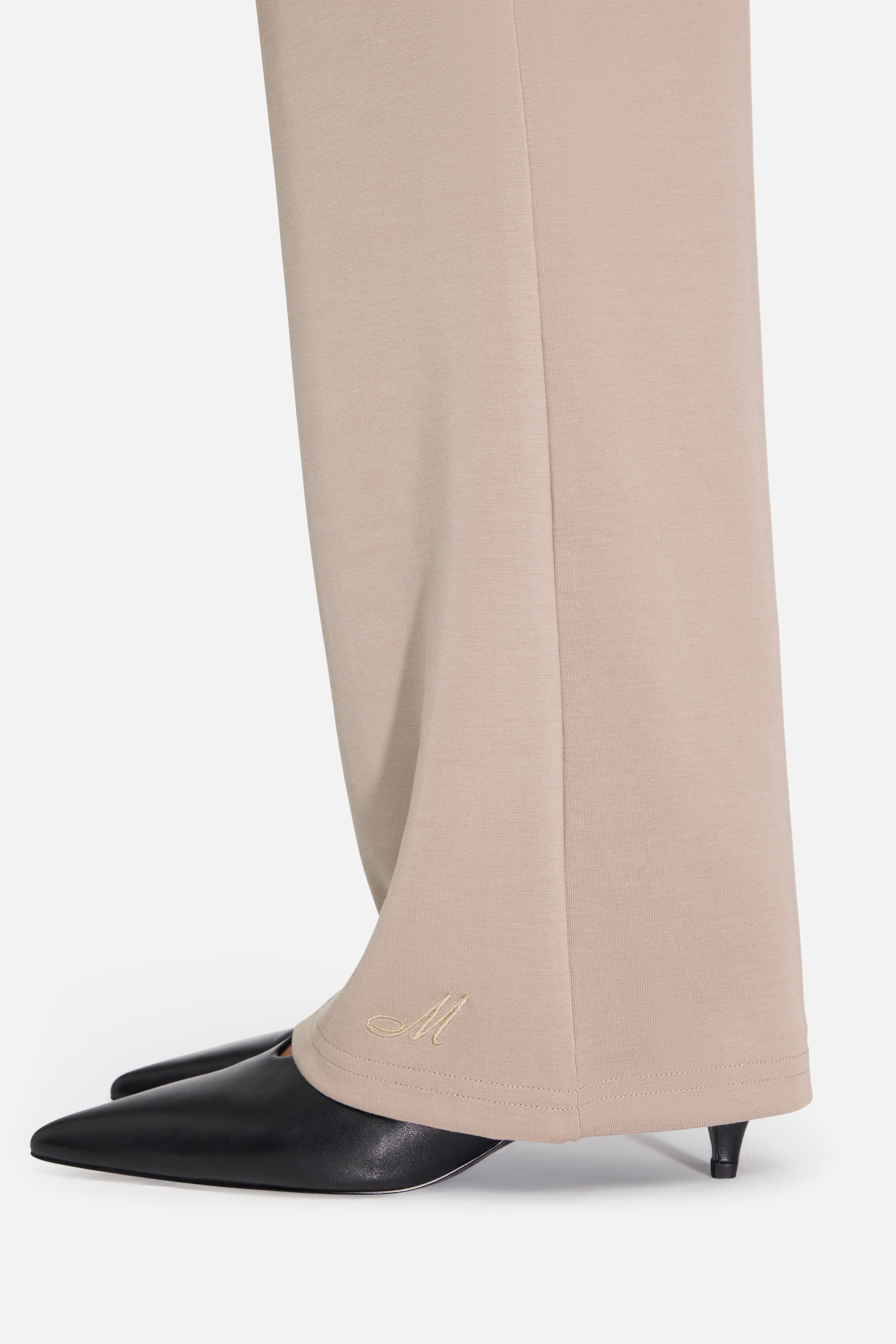 Modal Jersey Pants | Khaki - Image 4