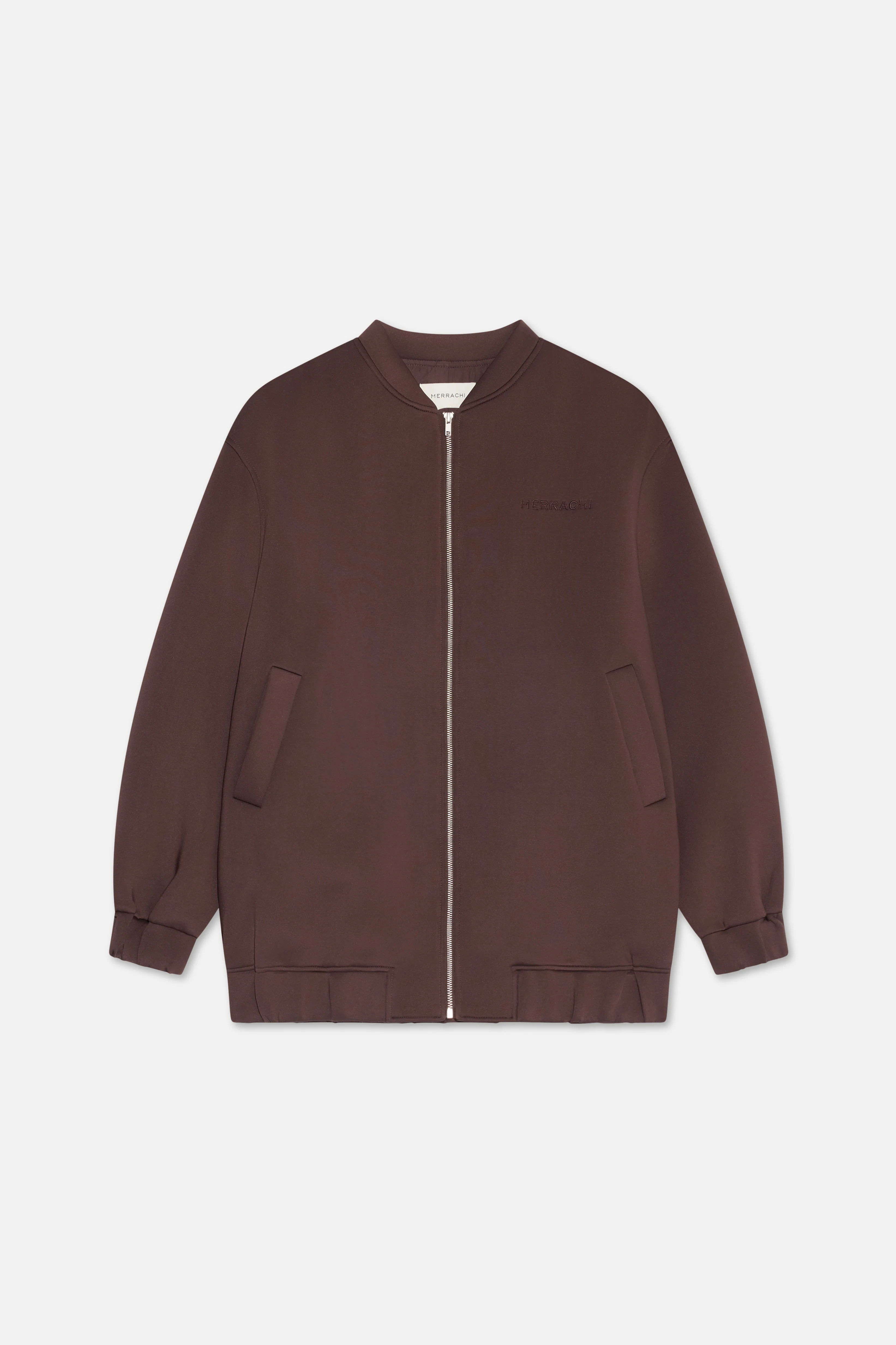 Neoprene Bomber | Dark Brown - Image 5