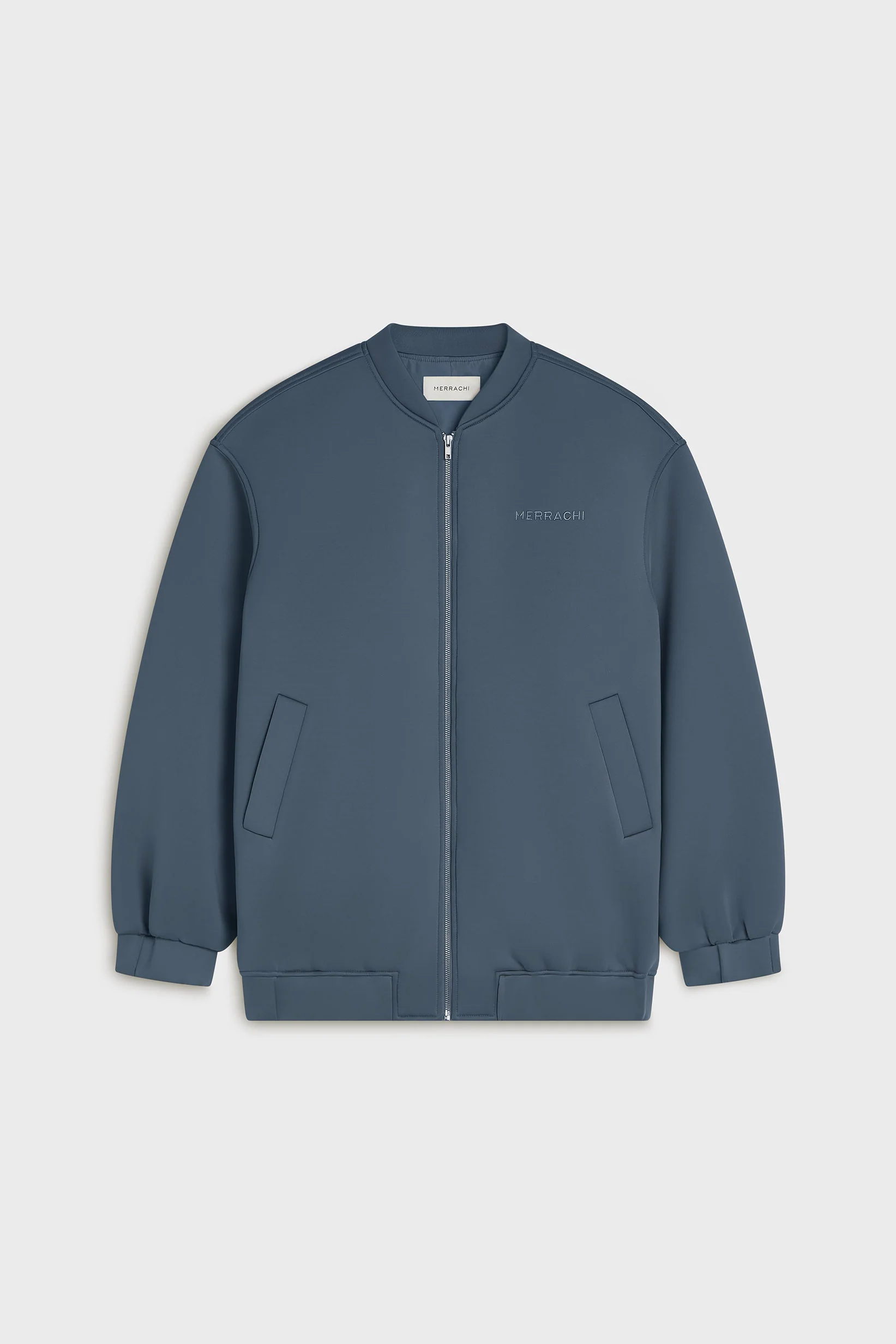 Neoprene Bomber | Dusty Indigo - Image 3