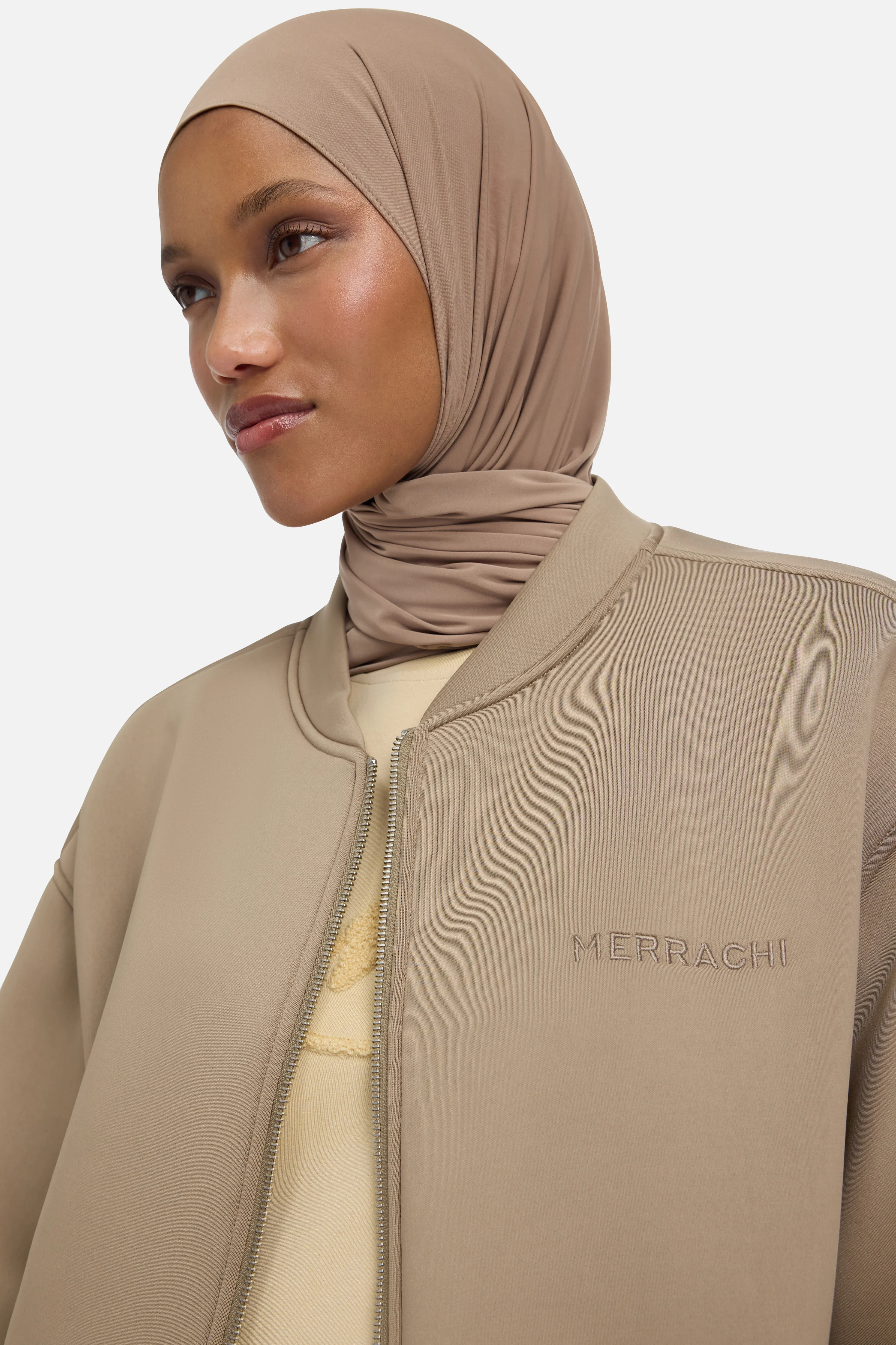 Neoprene Bomber | Khaki - Image 3