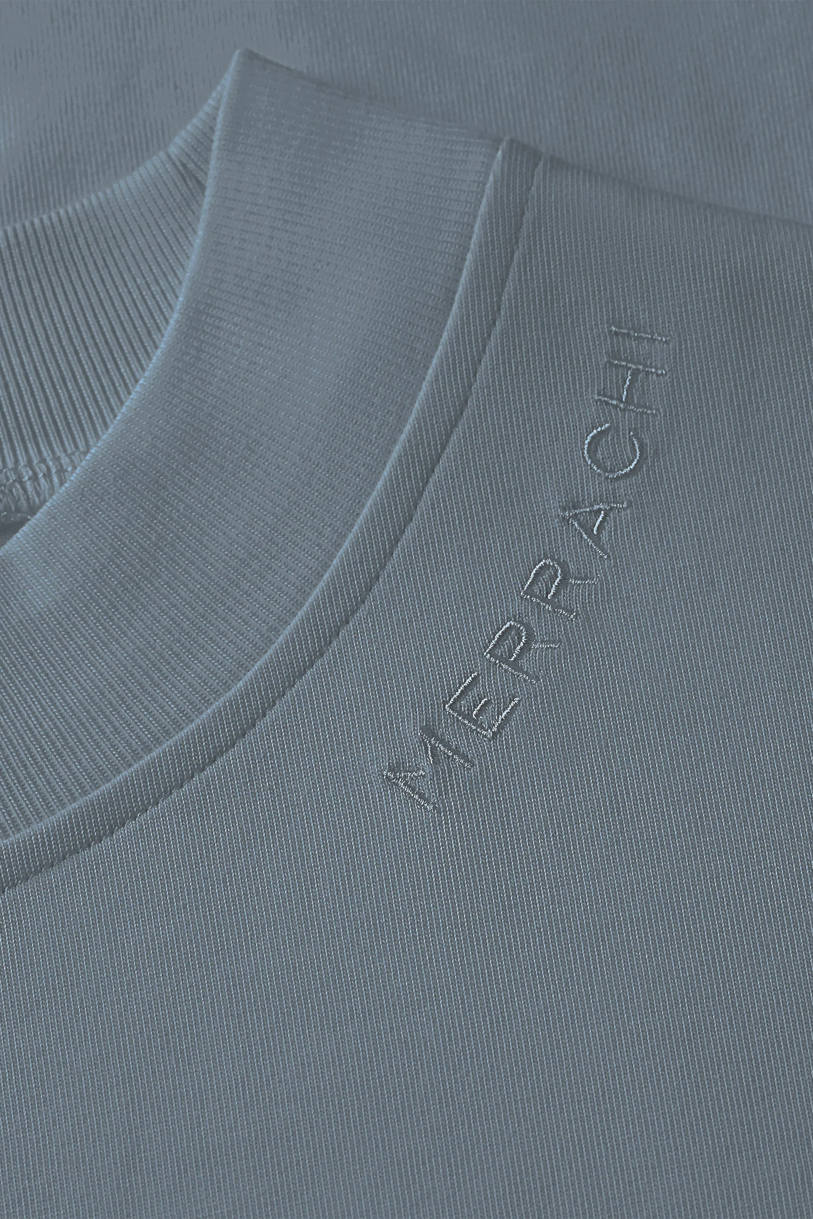 Oversized Cotton Tee Dress | Dusty Indigo - Image 5