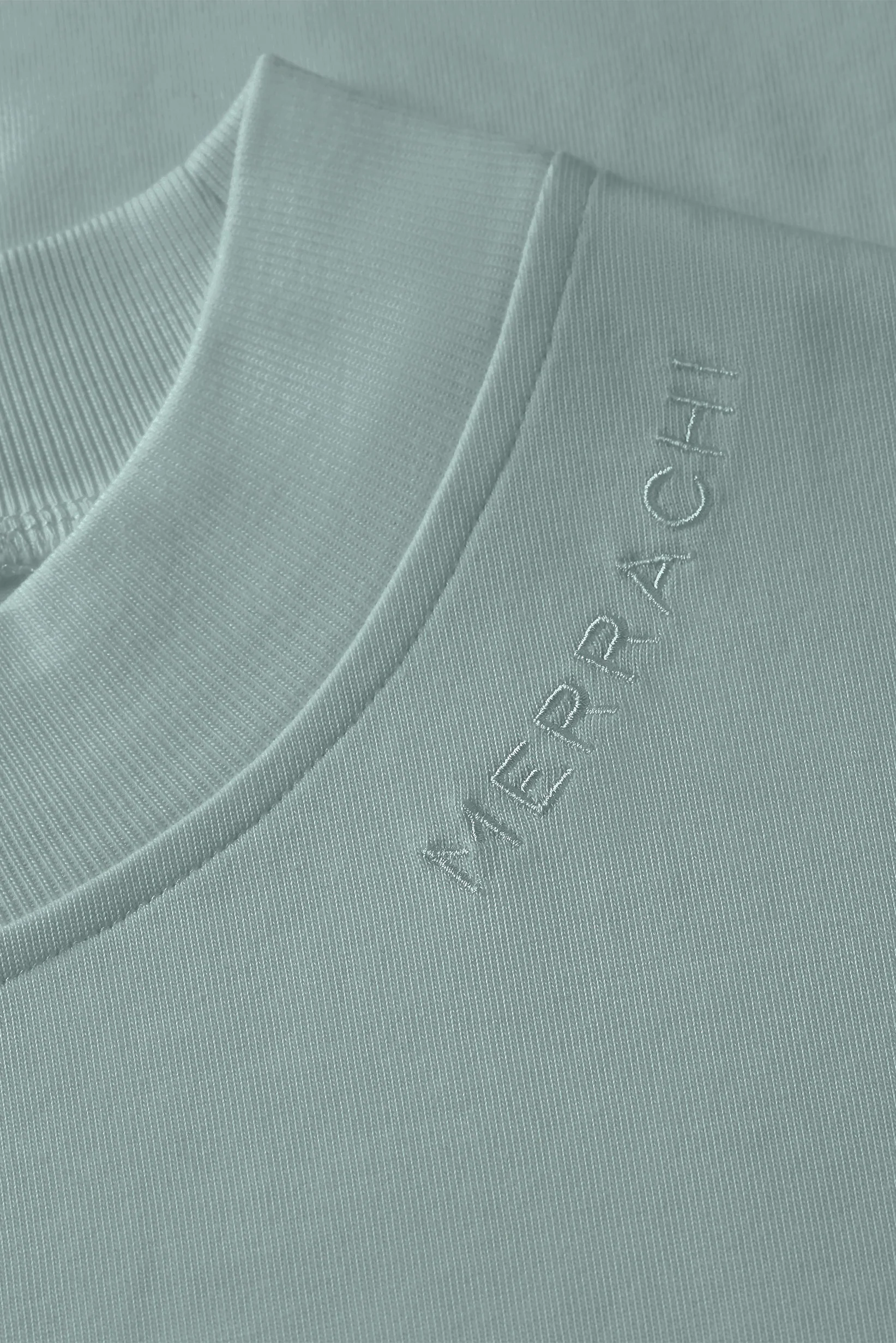 Oversized Cotton Tee Dress | Silver Blue - Image 5