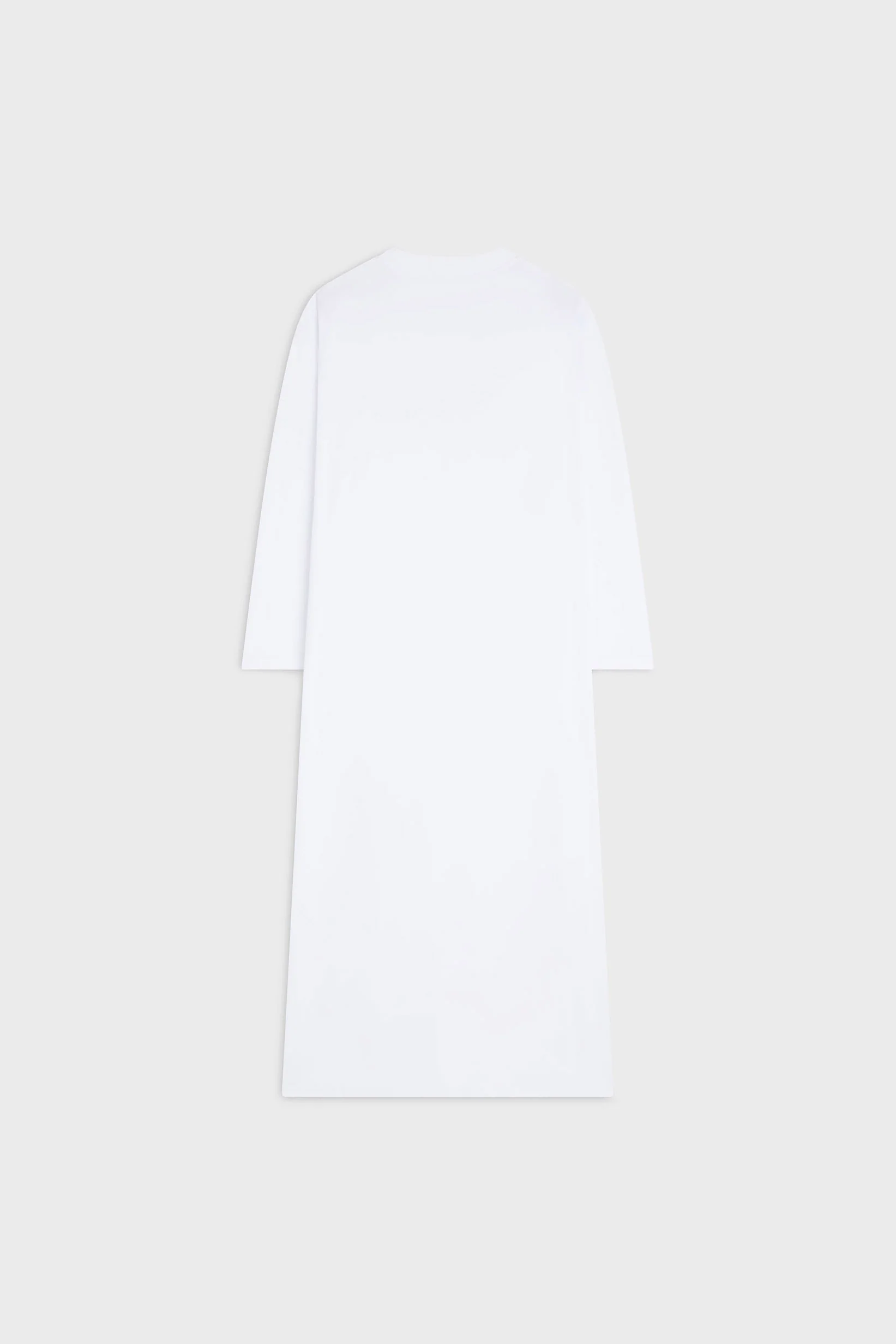 Oversized Cotton Tee Dress | White - Image 4