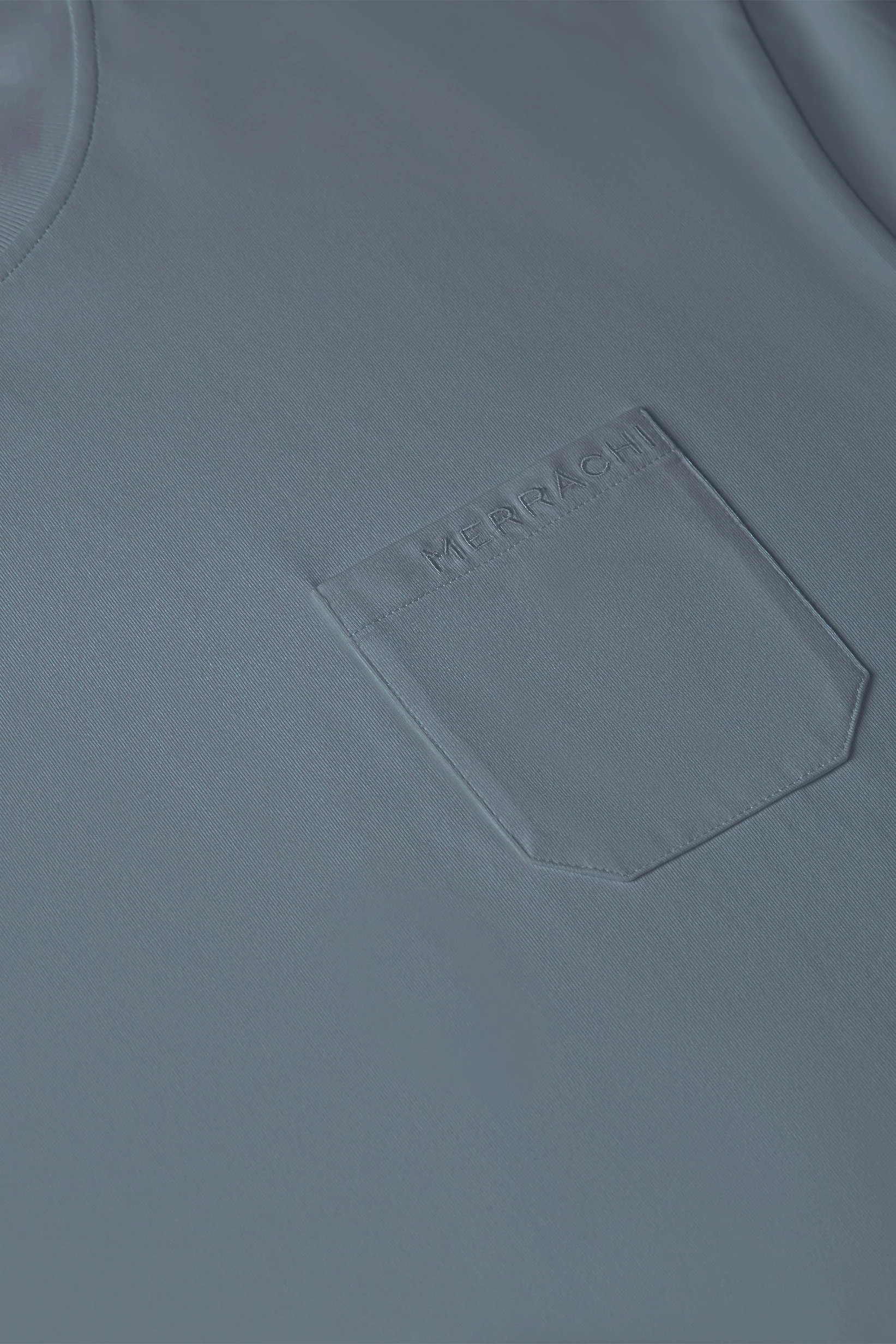 Oversized Cotton Tee | Dusty Indigo - Image 5