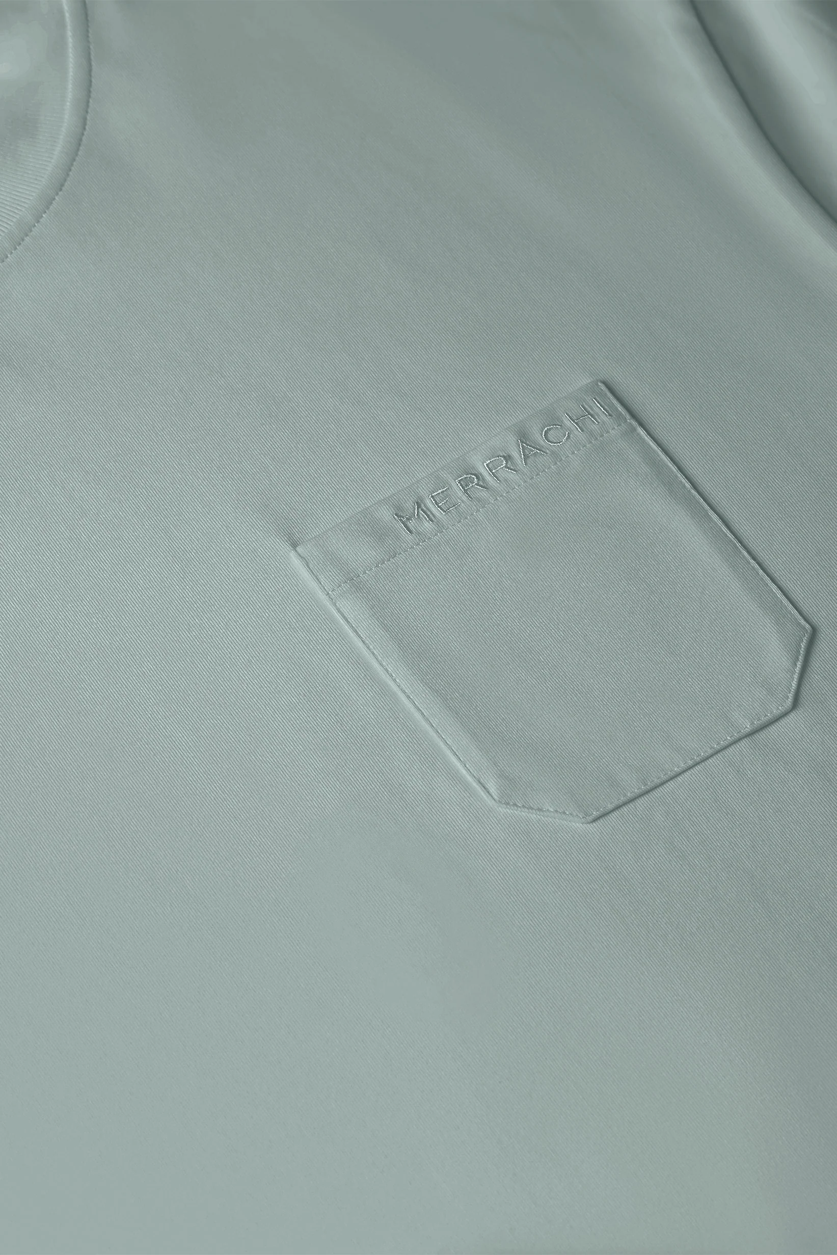 Oversized Cotton Tee | Silver Blue - Image 5