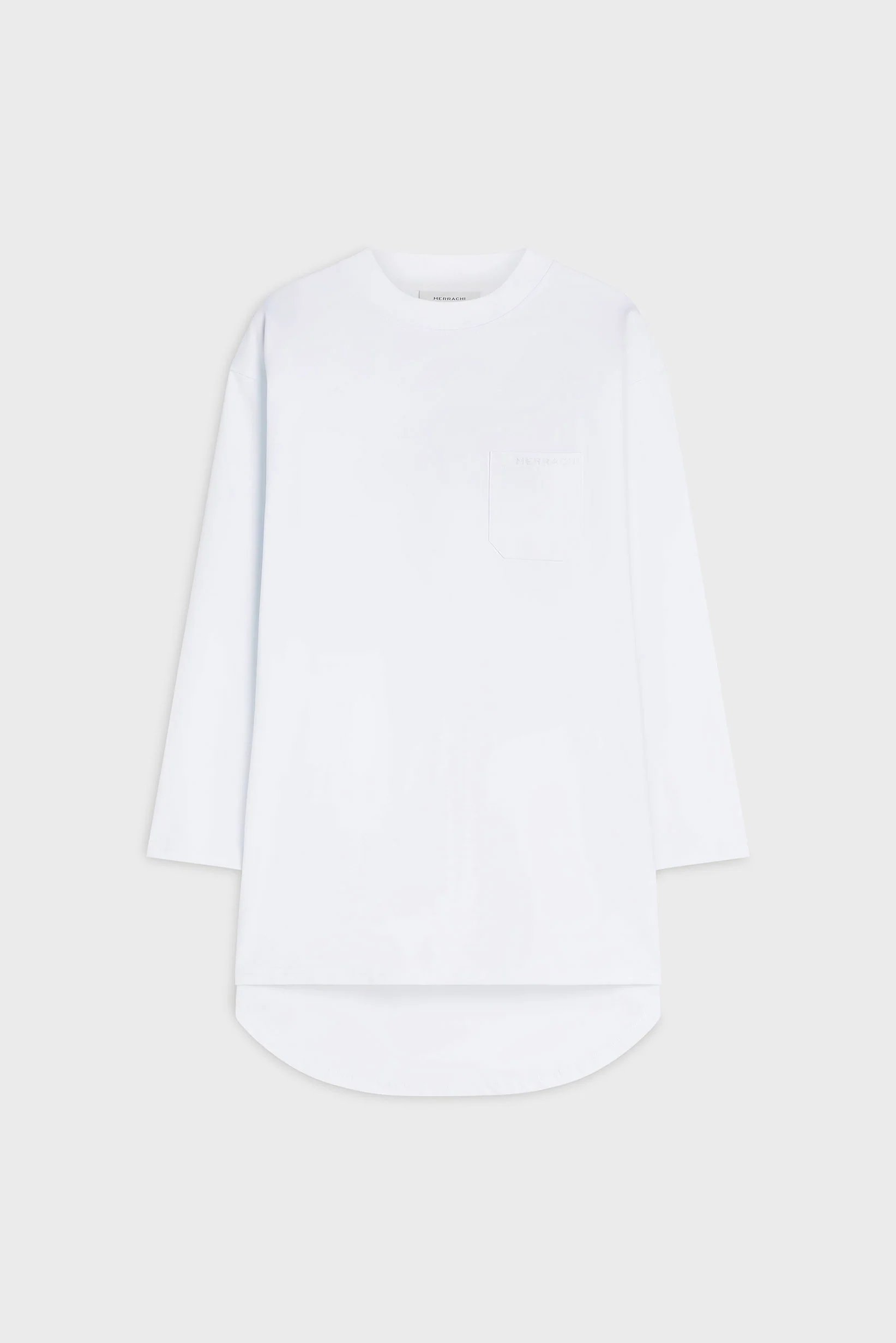 Oversized Cotton Tee | White - Image 3
