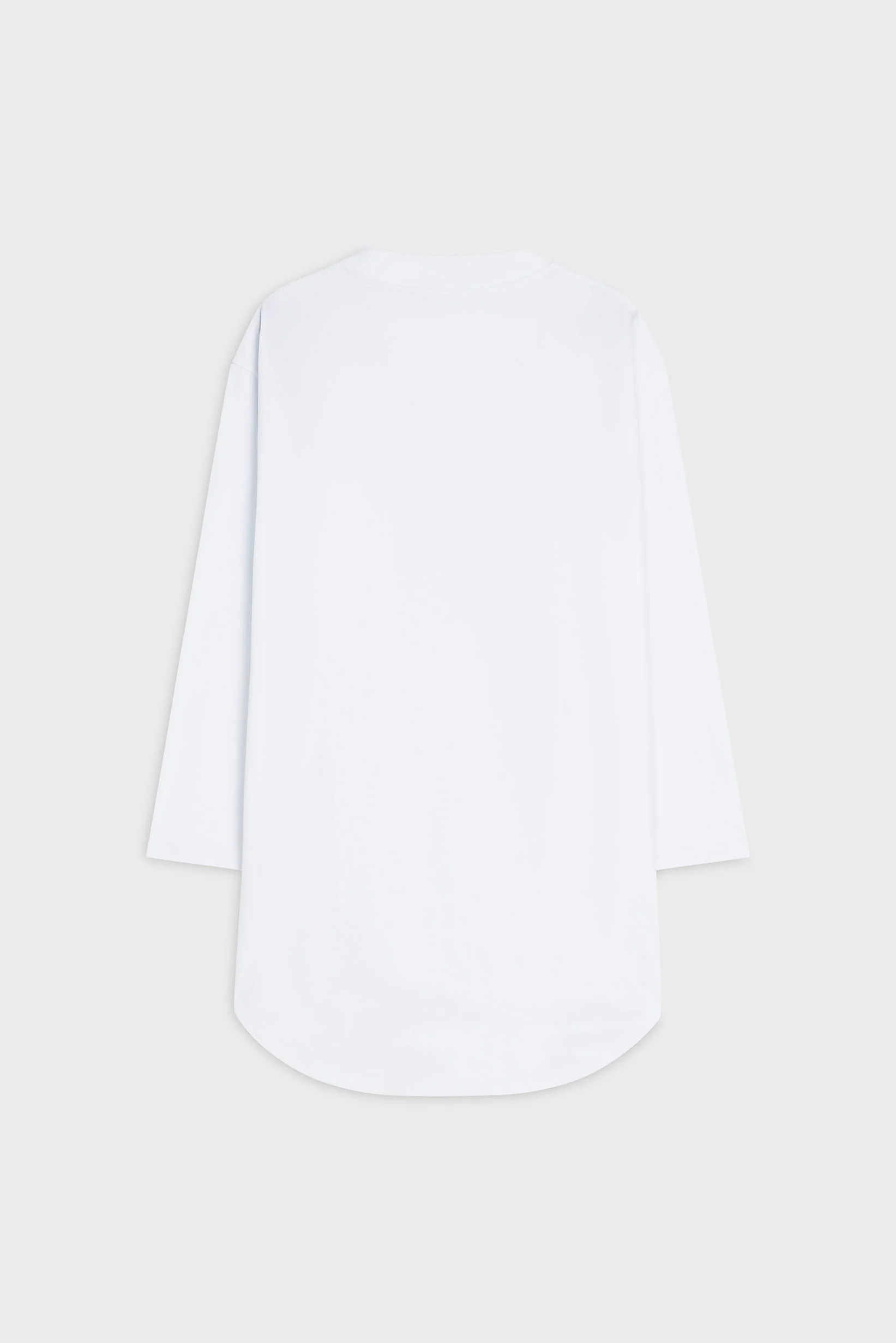 Oversized Cotton Tee | White - Image 4