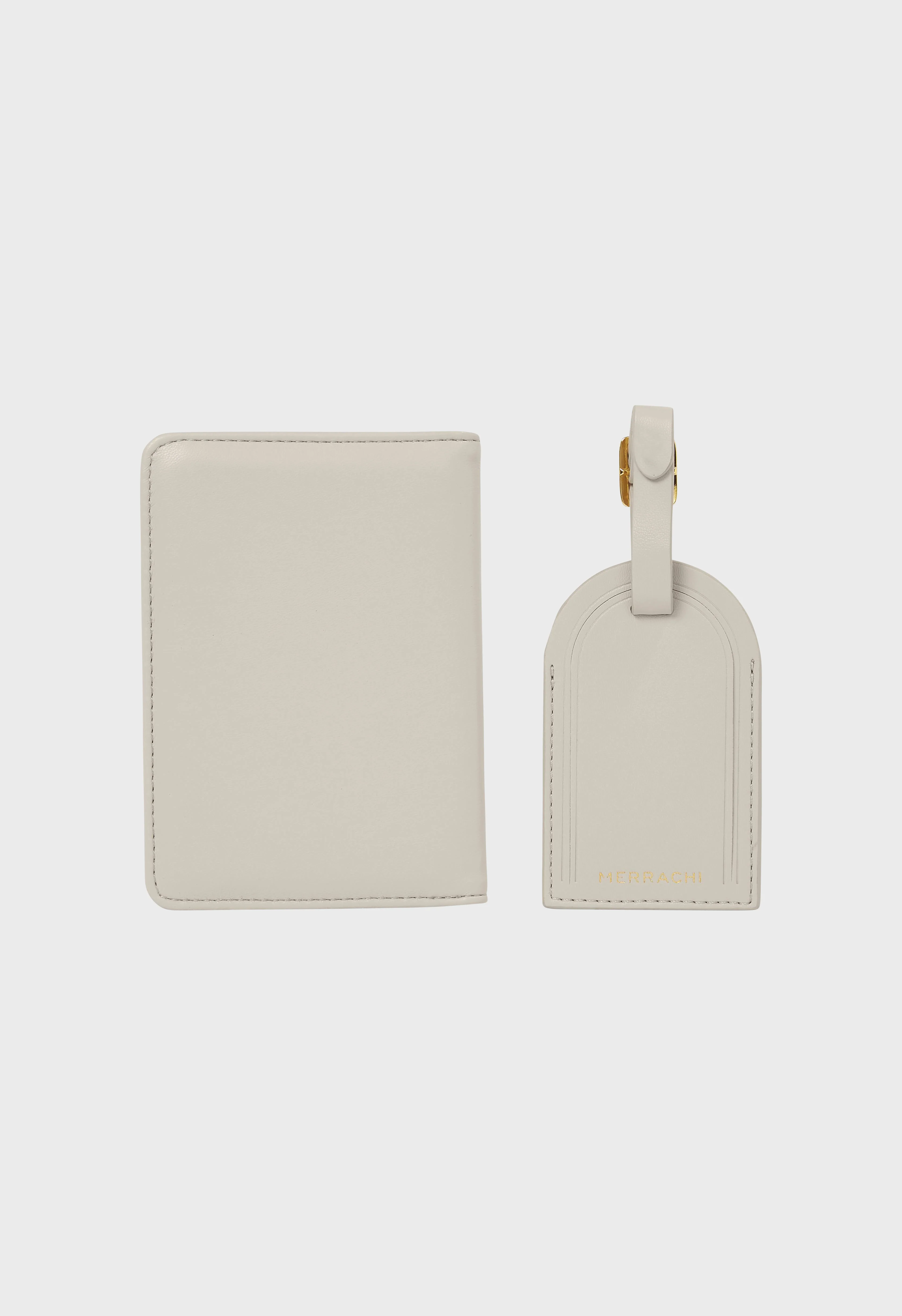 Passport Holder and Luggage Label | Moon Grey - Image 4