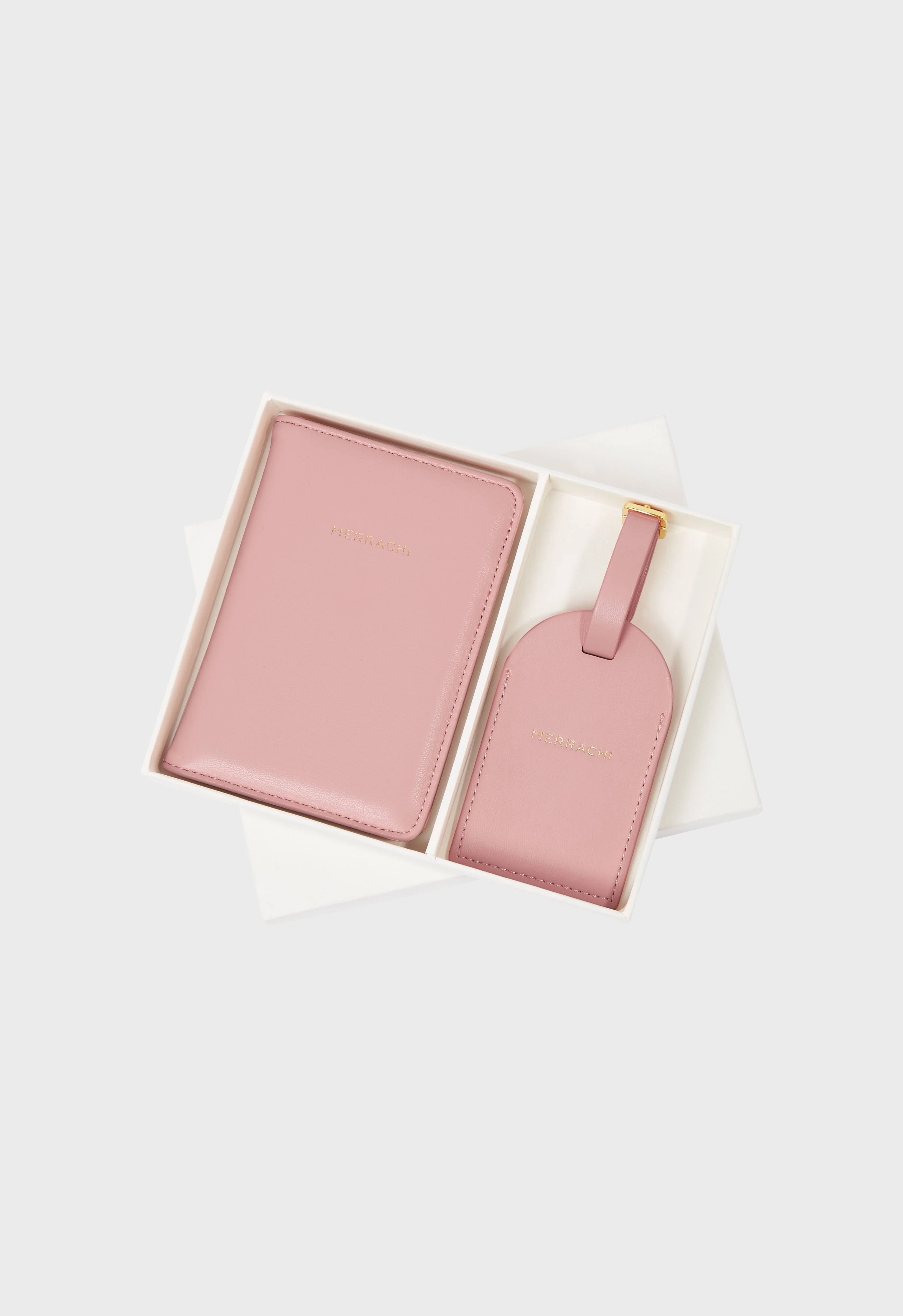 Passport Holder and Luggage Label | Rose Dust - Image 4