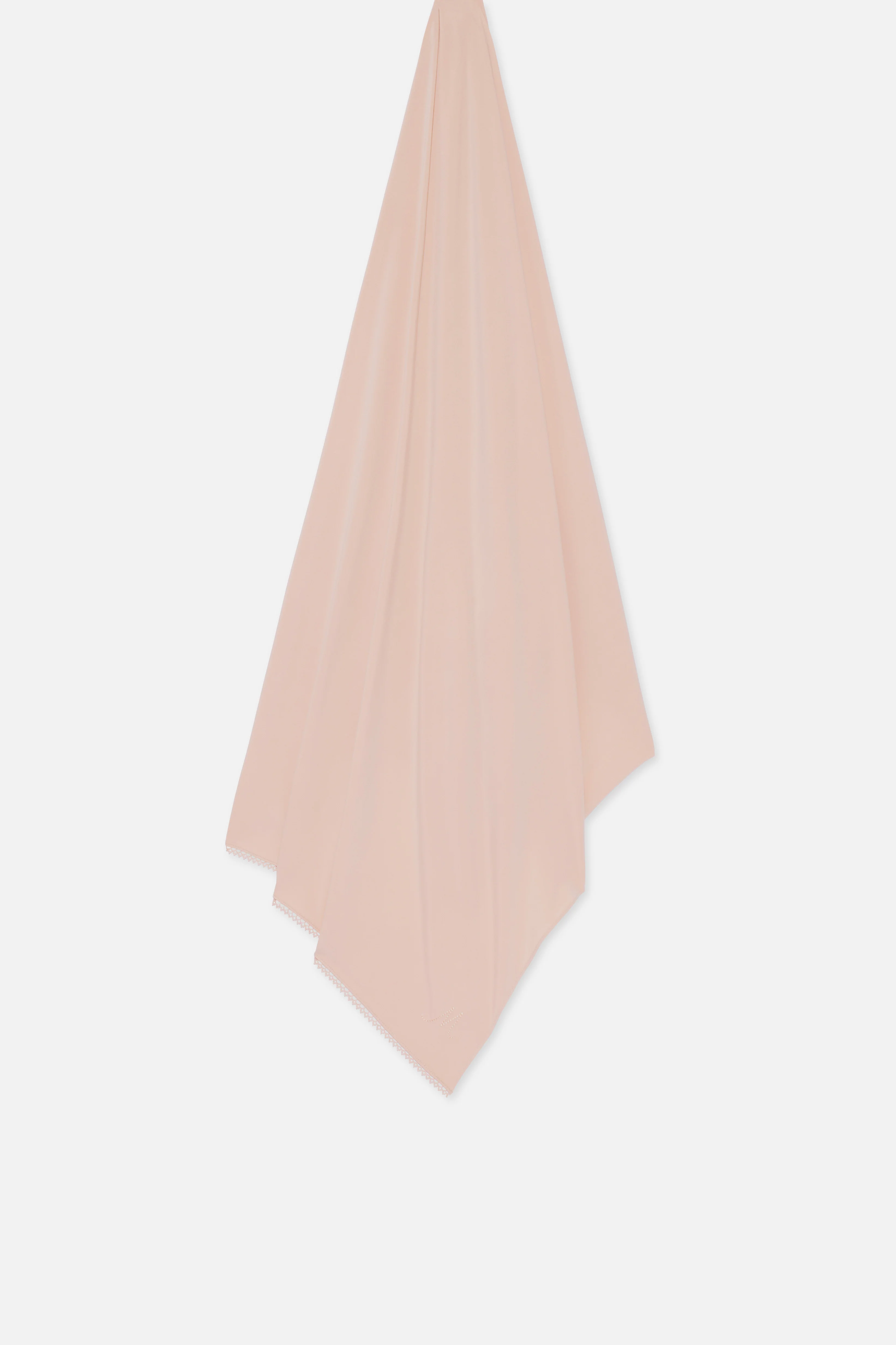 The Picot Edge Premium Scarf | Dark Rose - Image 2