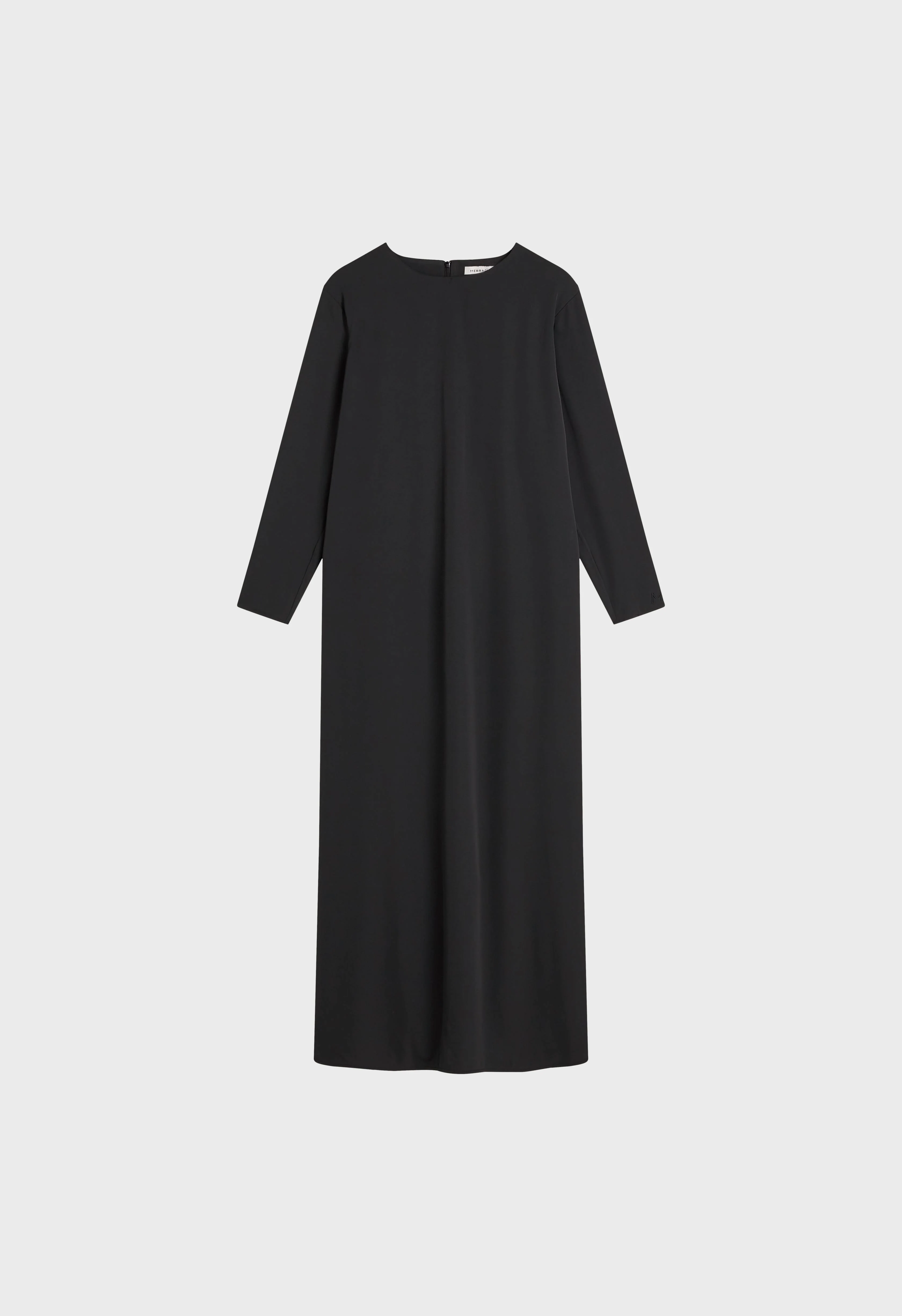 Pleated Back Dress | Black - Image 3