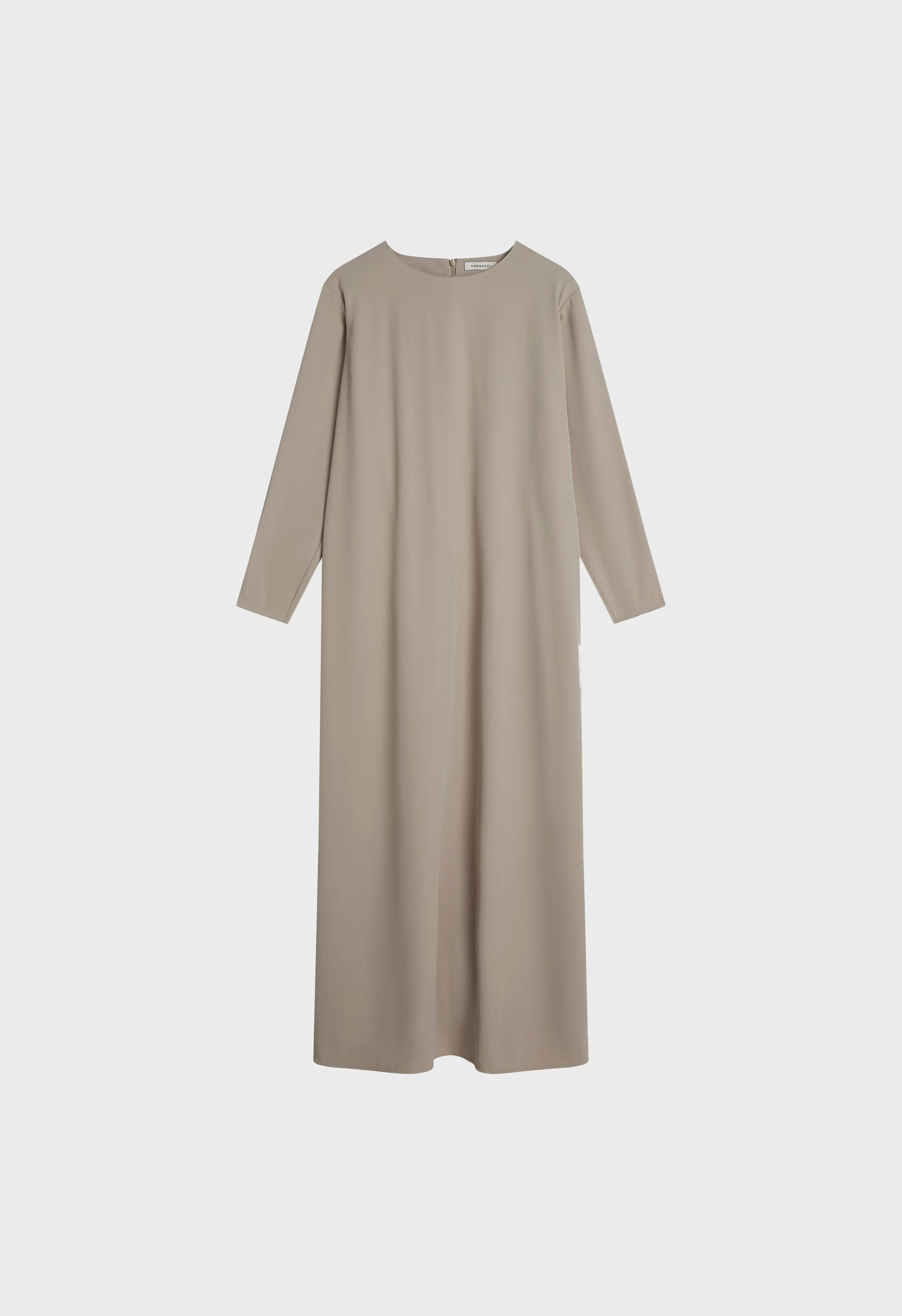 Pleated Back Dress | Cashmere - Image 3