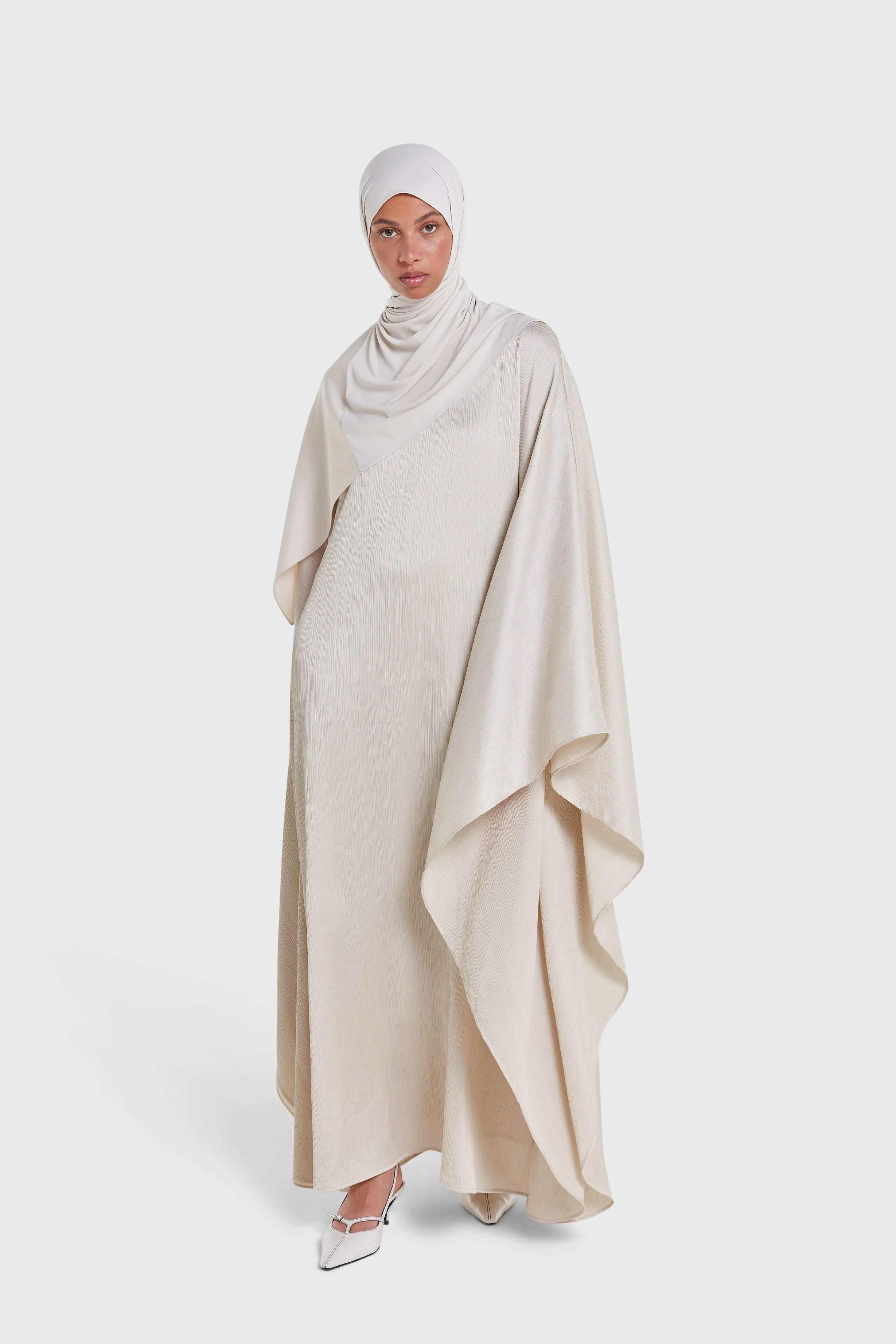 Plisse Dress | Moon Grey - Image 2