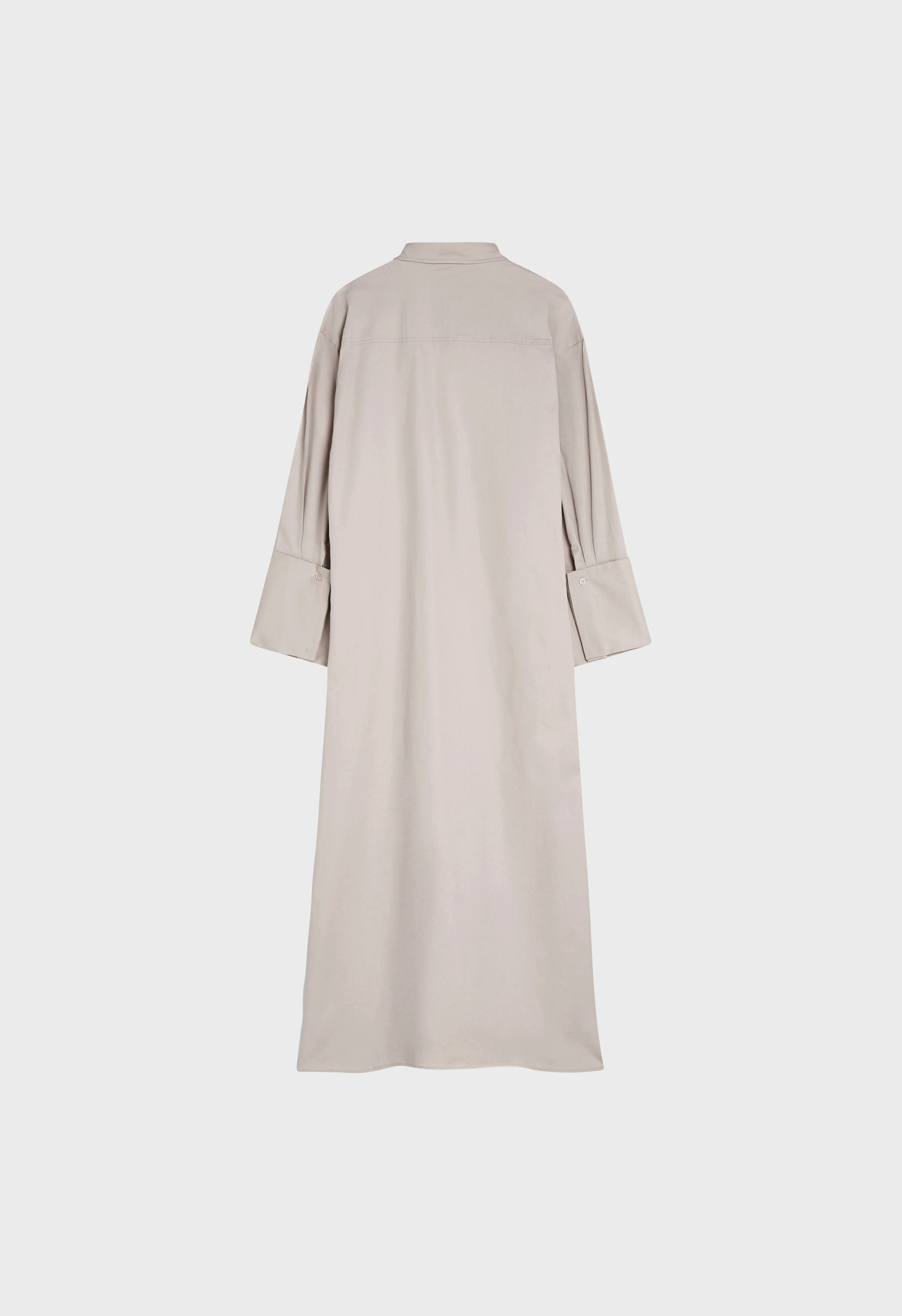Poplin Long Shirt | Soft Taupe - Image 4