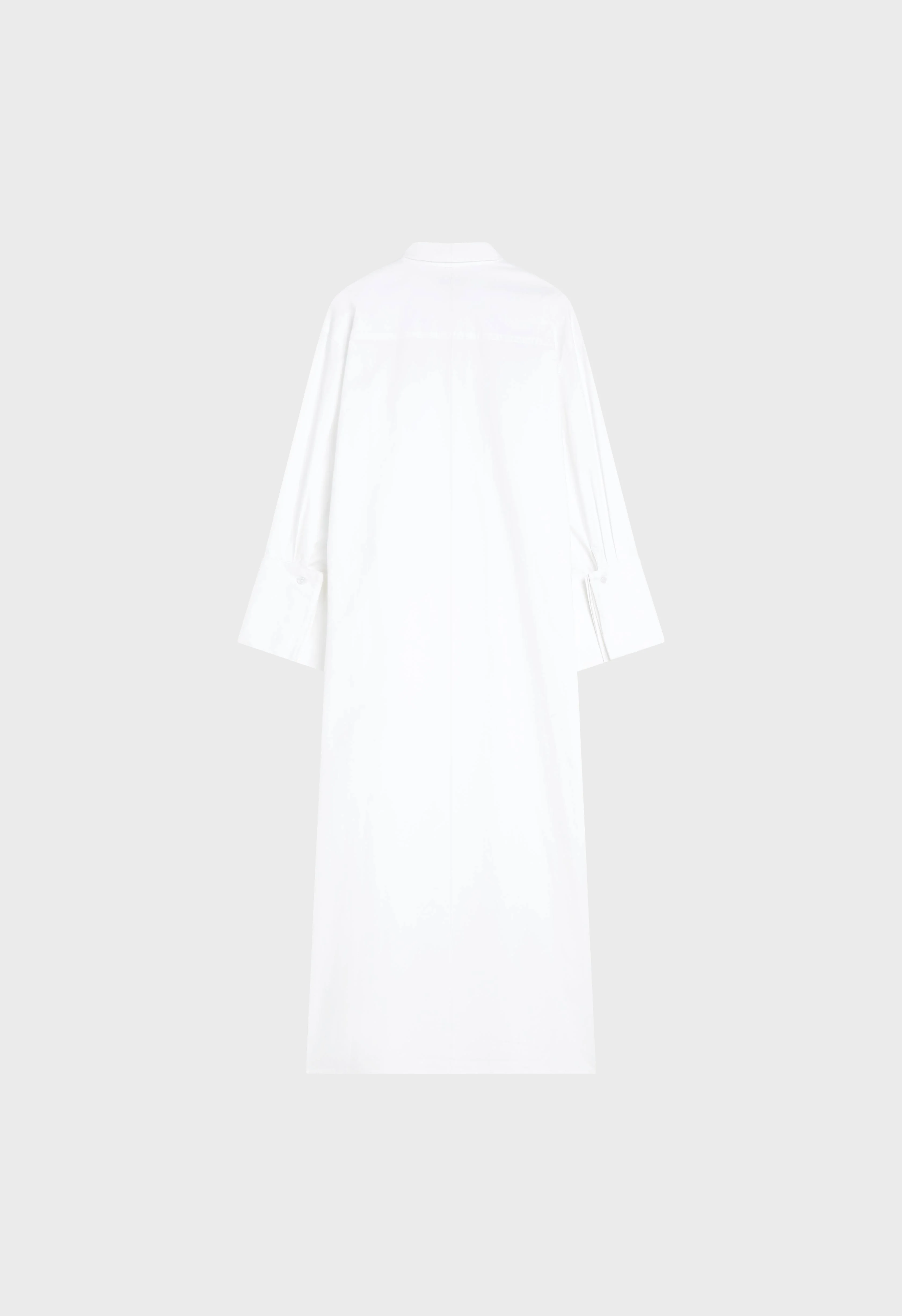 Poplin Long Shirt | White - Image 4
