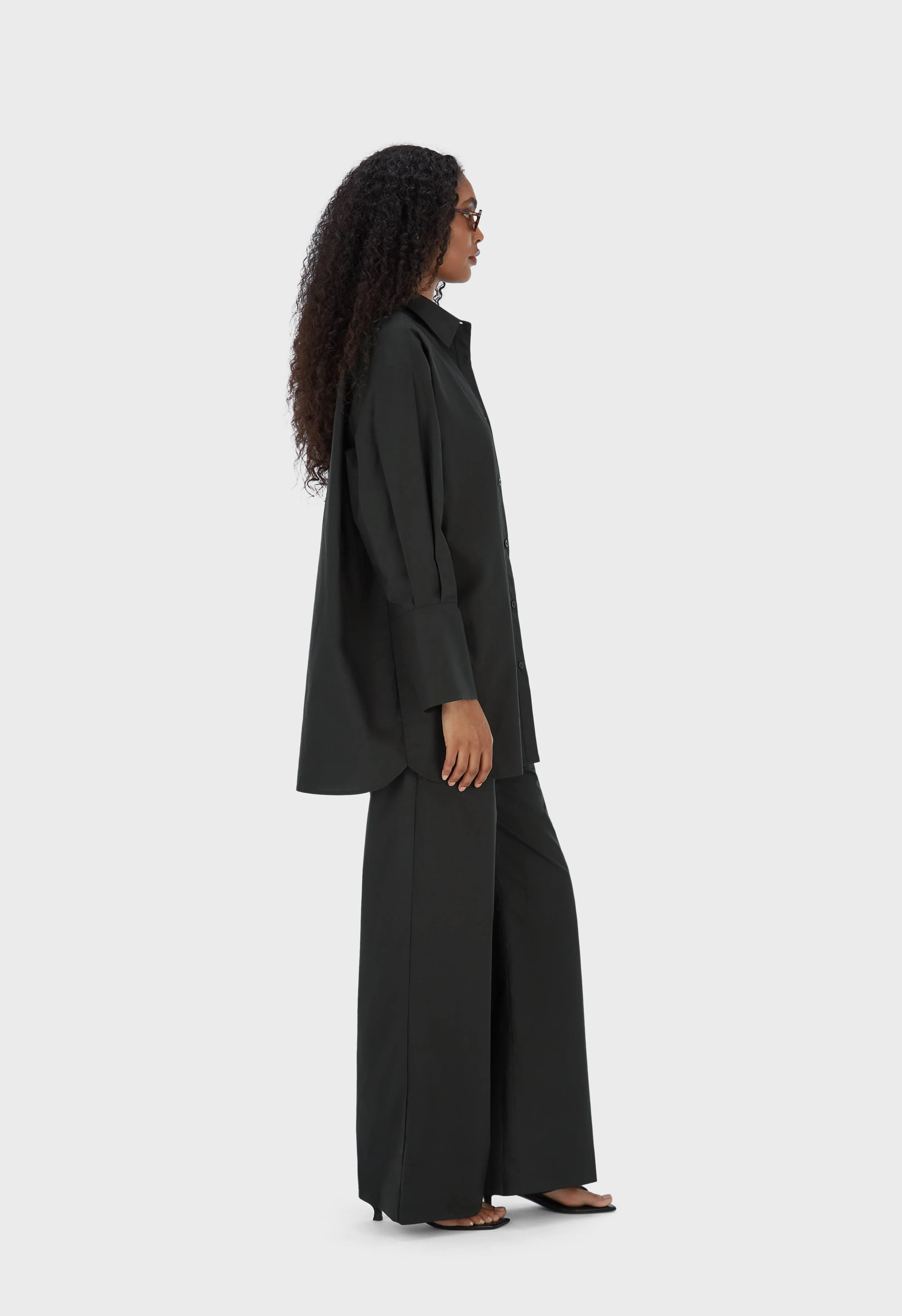 Poplin Pants | Black - Image 2