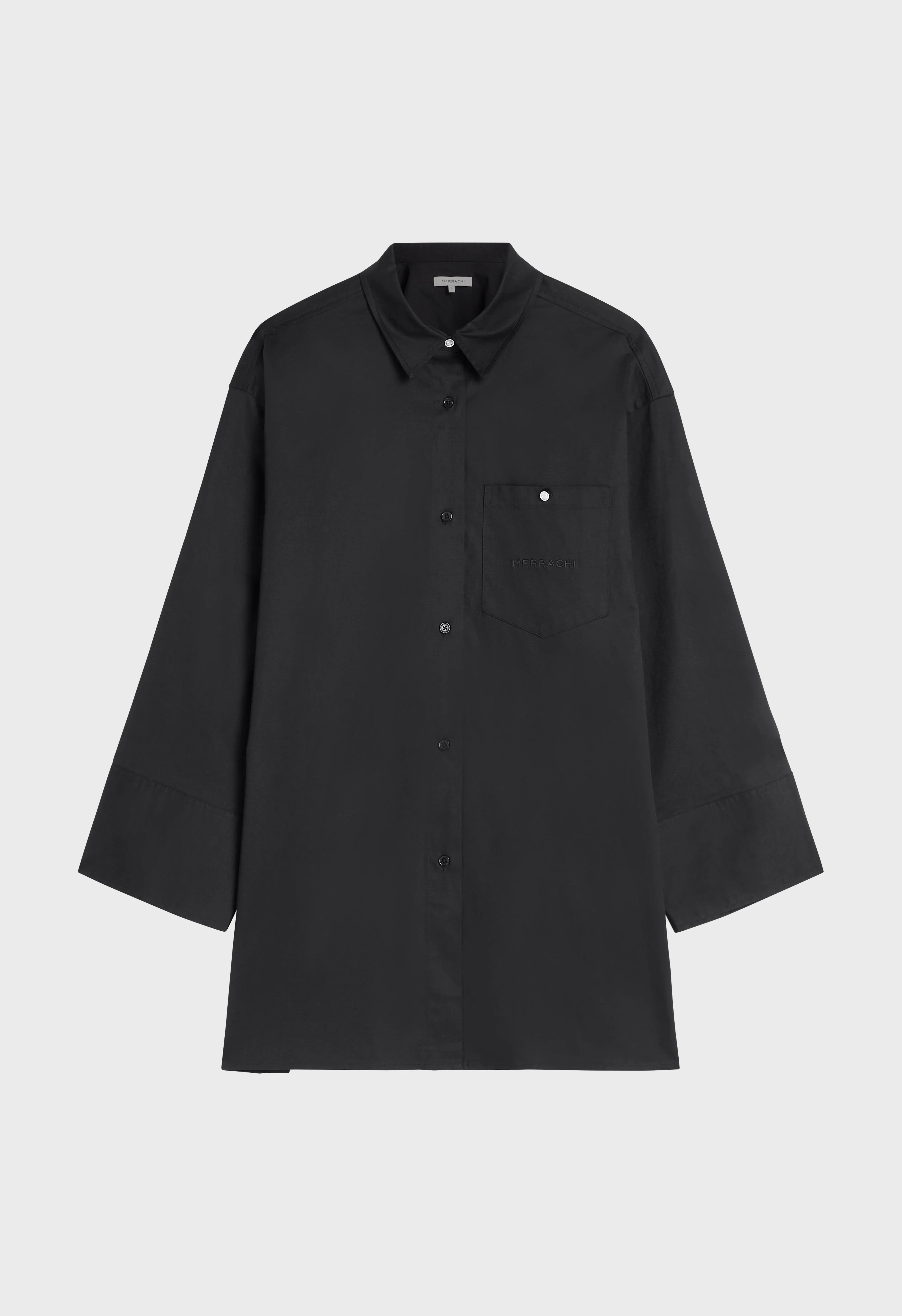 Poplin Shirt | Black - Image 3