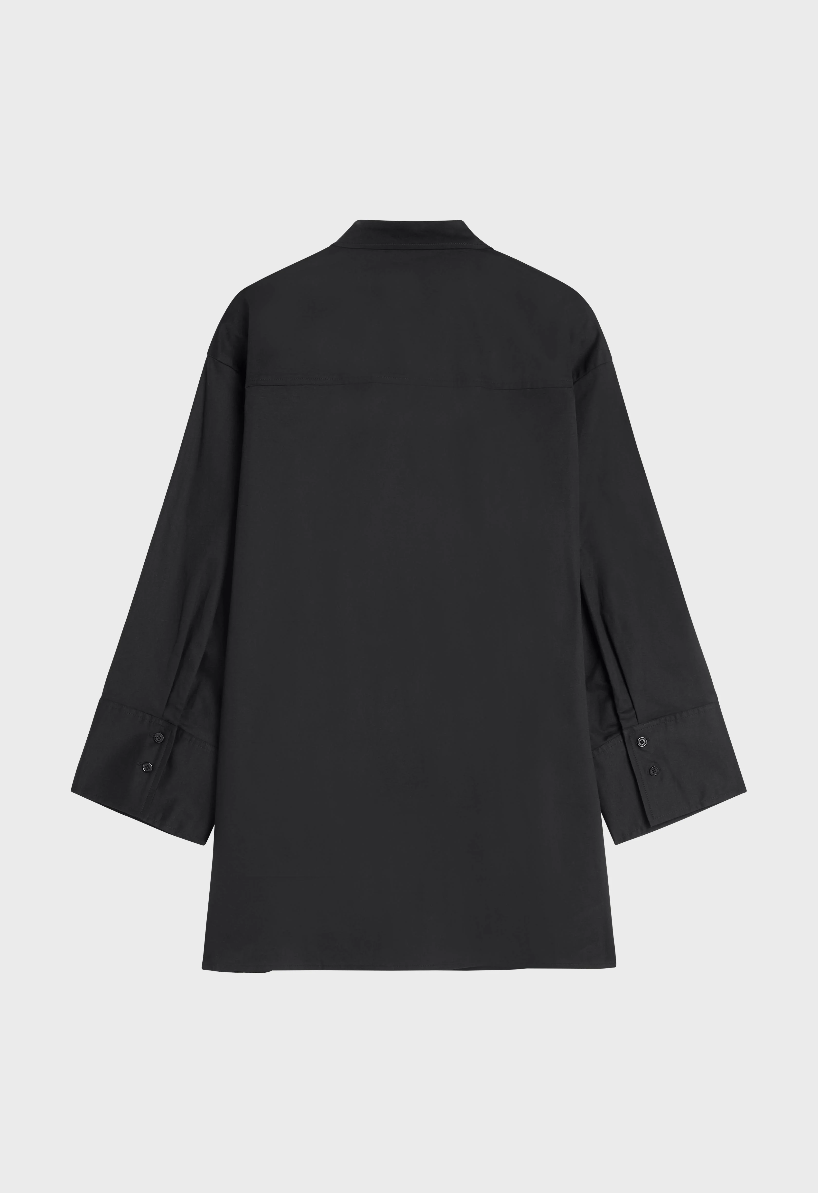 Poplin Shirt | Black - Image 4