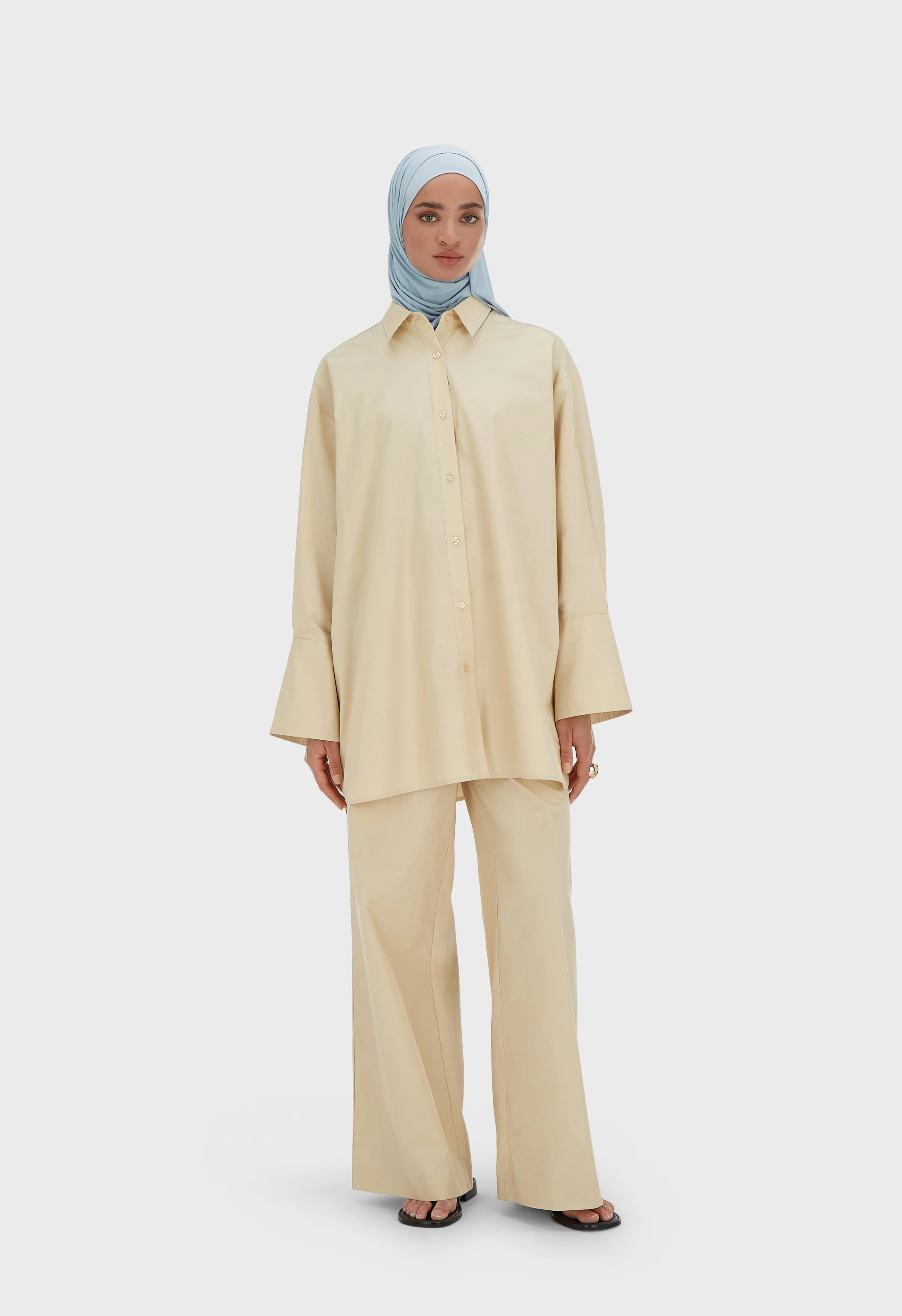 Poplin Shirt | Brown Rice