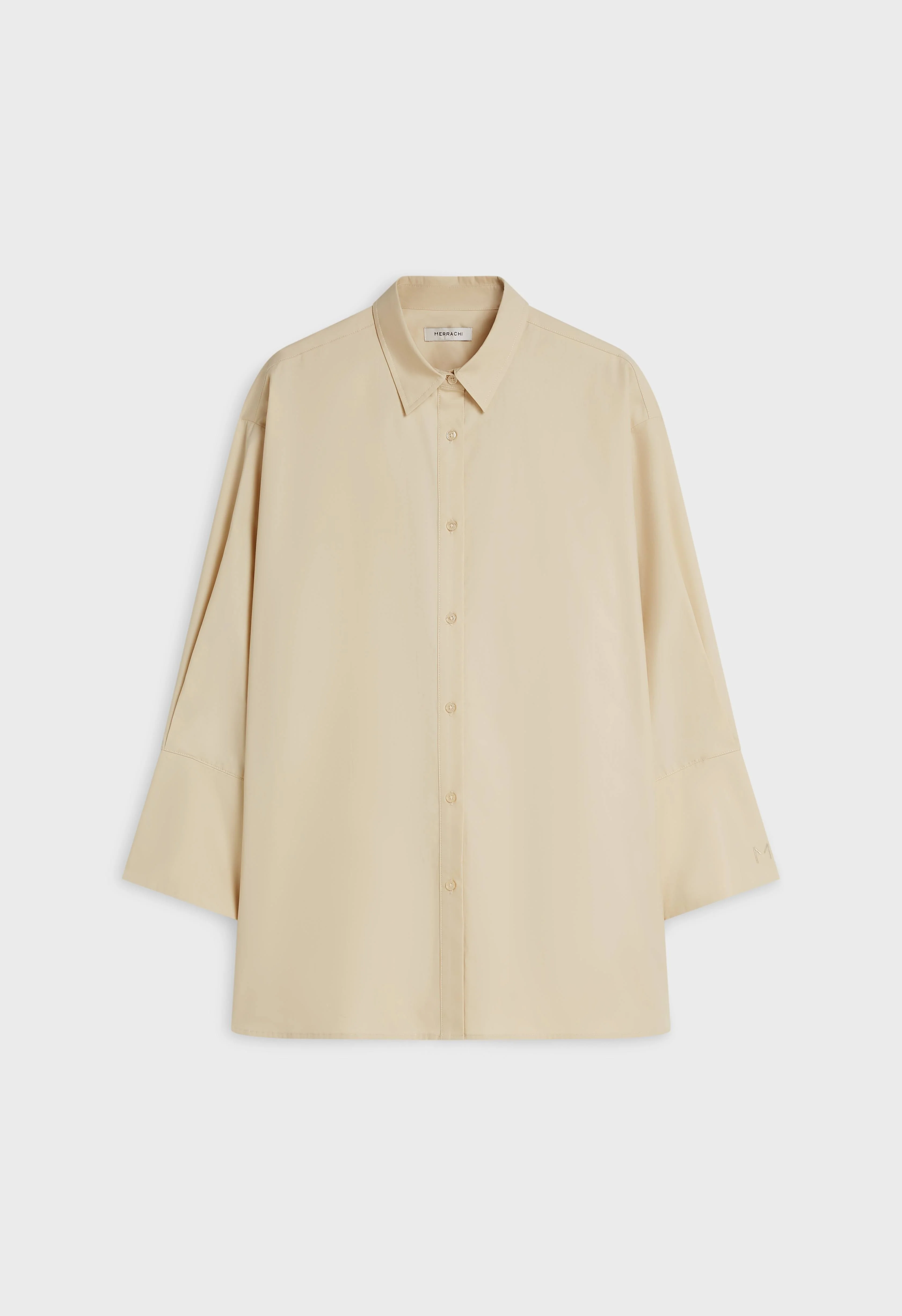 Poplin Shirt | Brown Rice - Image 4