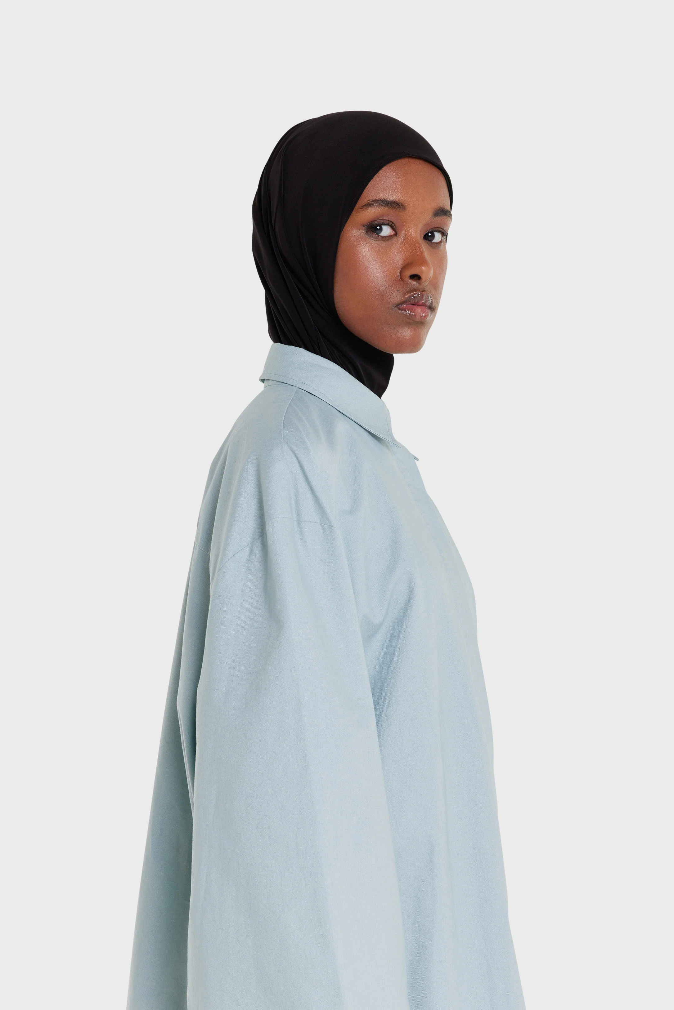 Premium Jersey Hijab | Black - Image 2