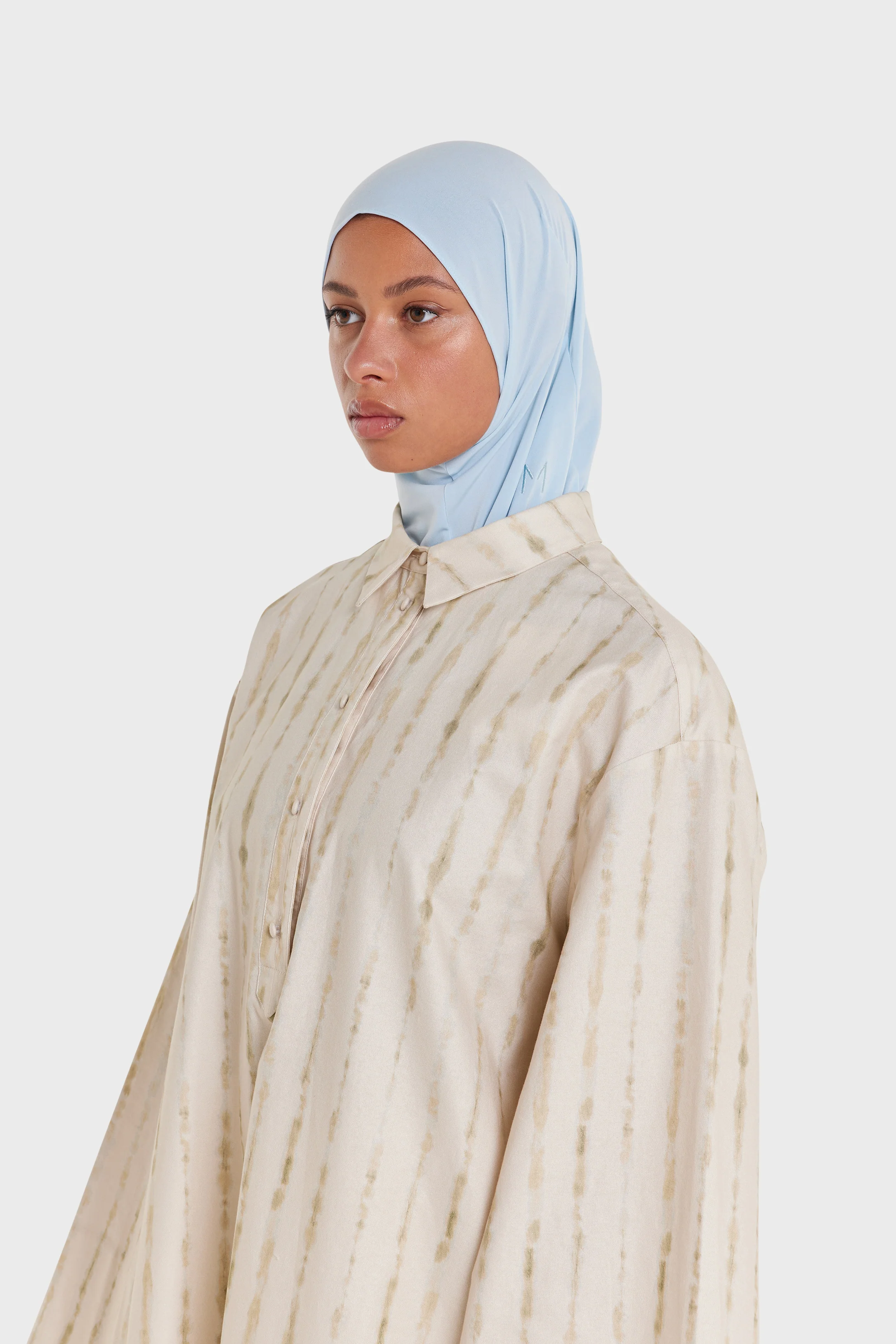 Premium Jersey Hijab | Clear Sky - Image 2