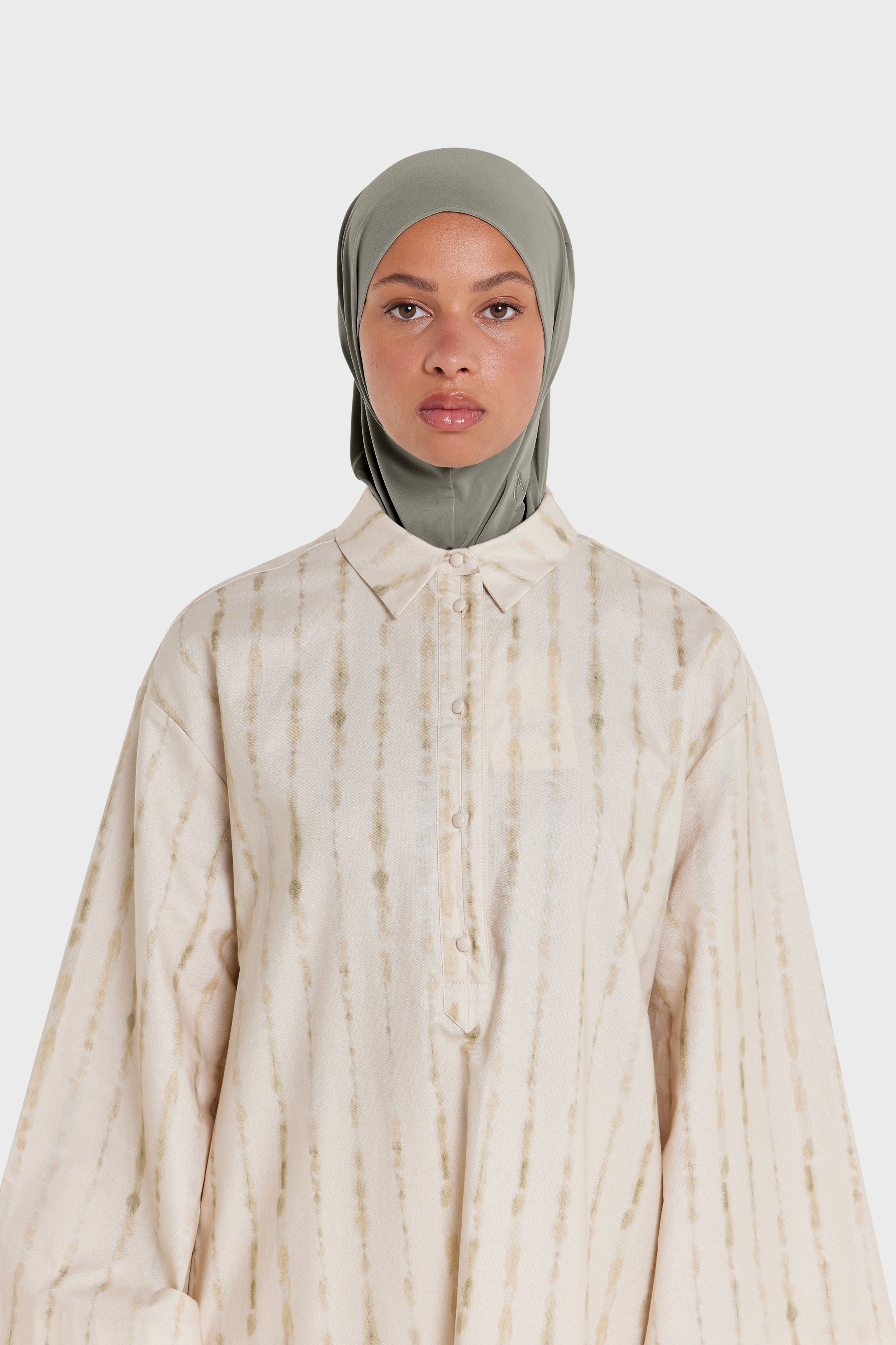 Premium Jersey Hijab | Dark Taupe - Image 2