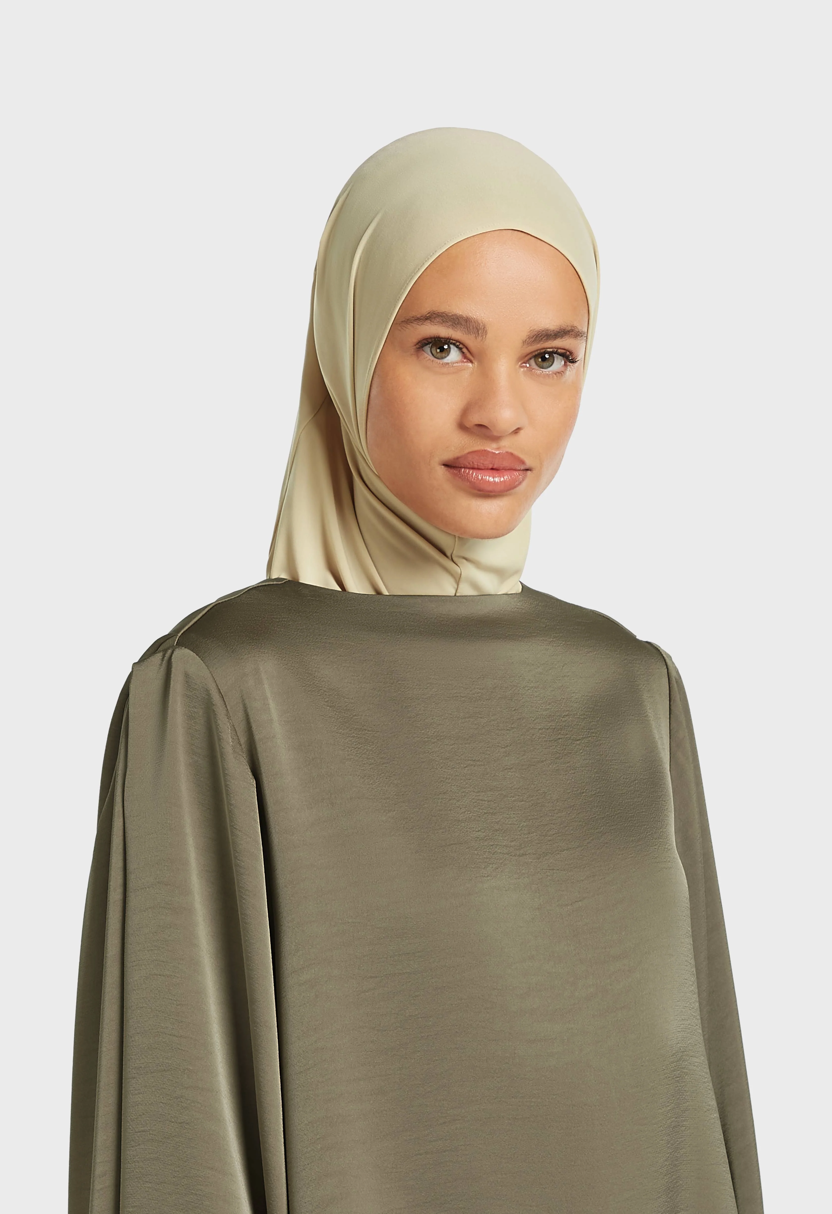Premium Jersey Hijab | Dry Basil - Image 2