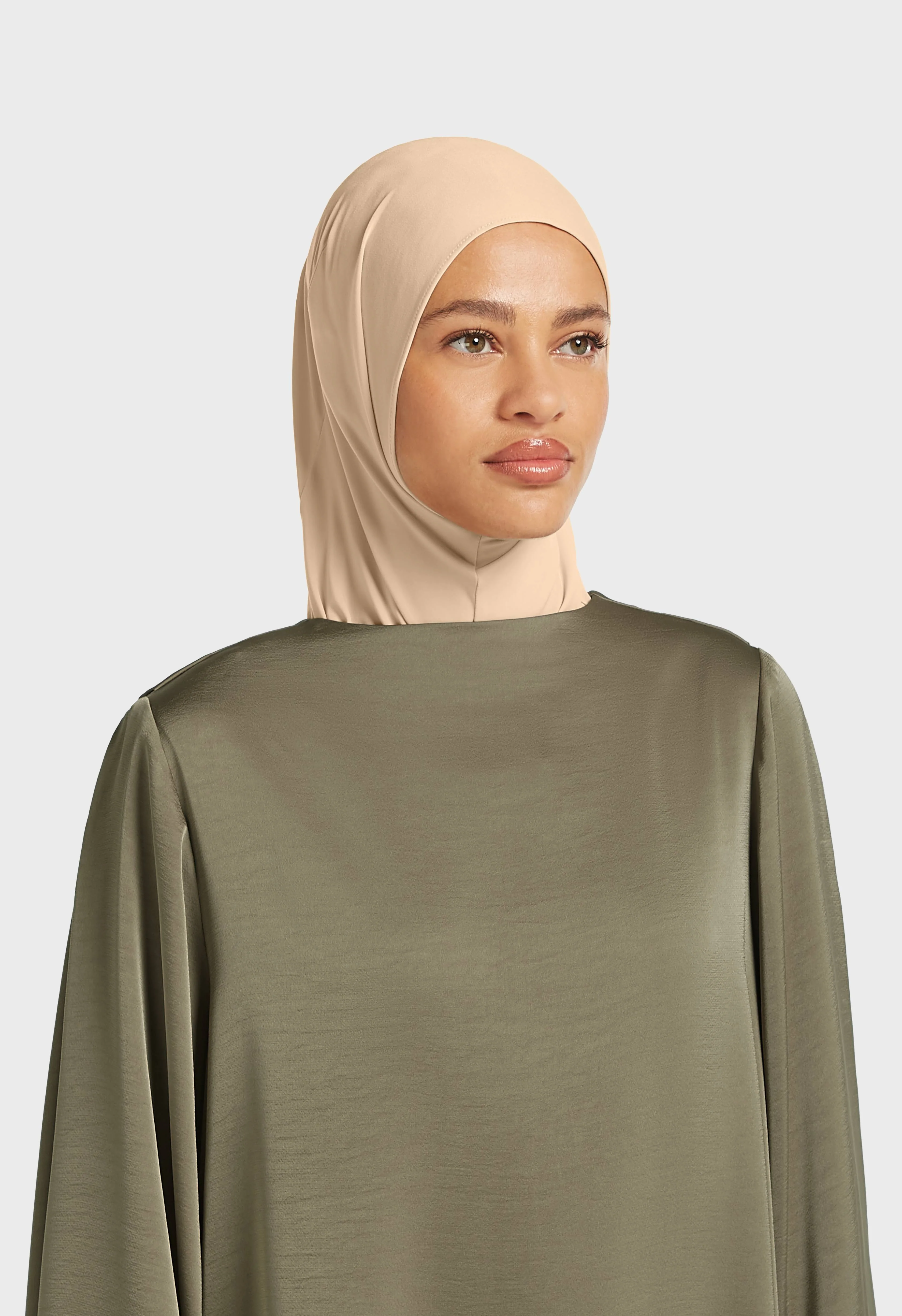 Premium Jersey Hijab | Latte - Image 2