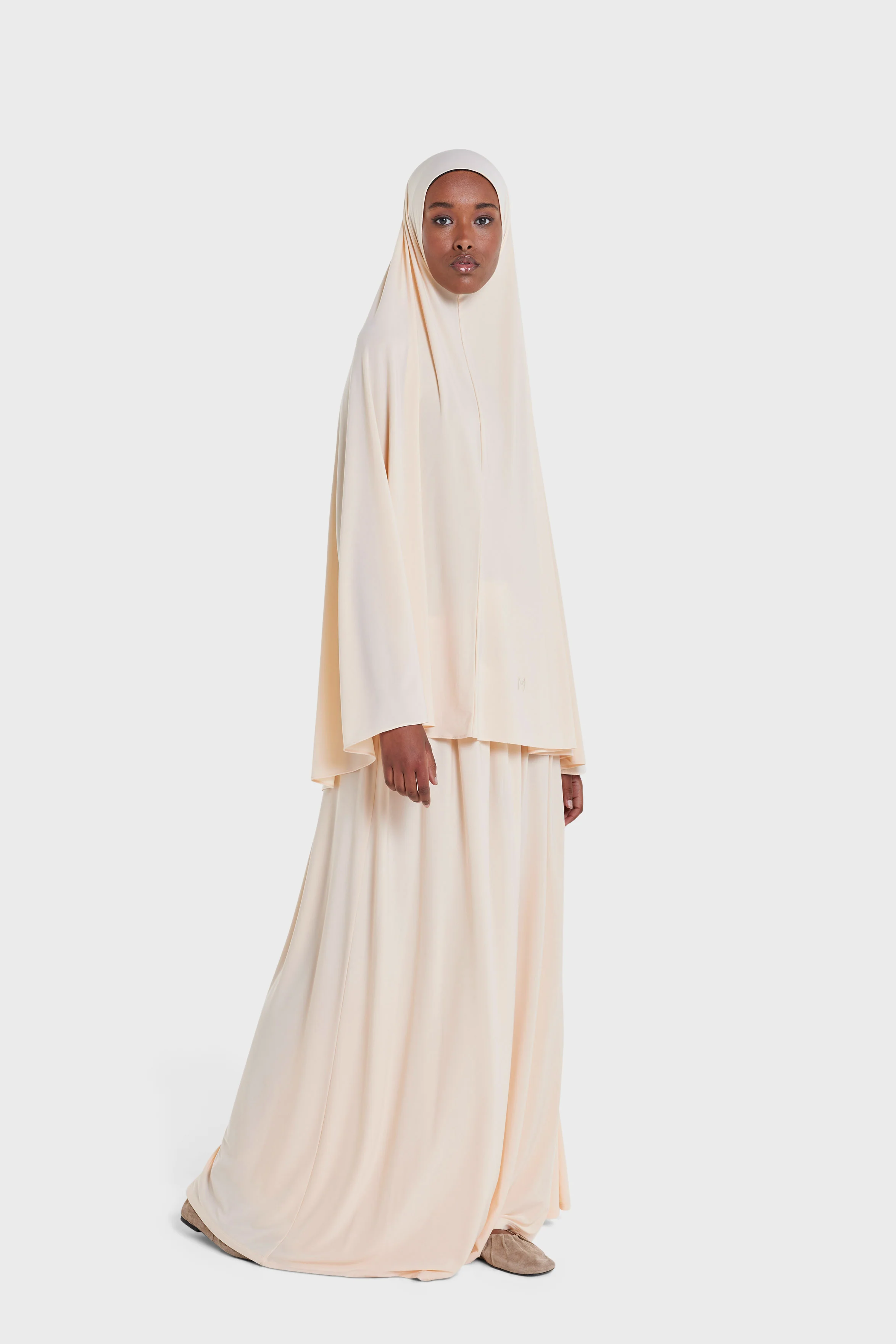 Premium Jersey Khimaar | Butter Cream - Image 2