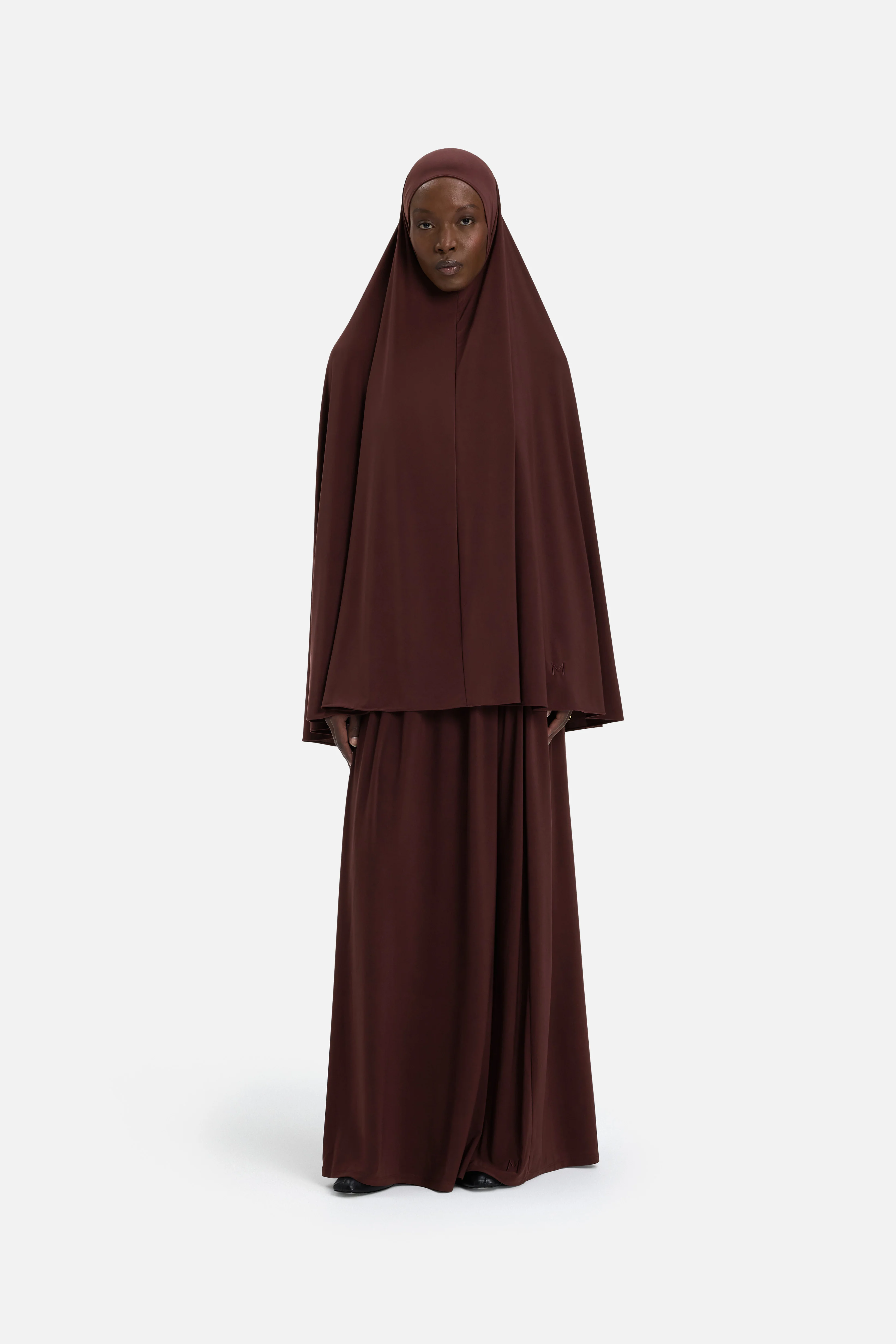 Premium Jersey Prayer Skirt | Dark Cherry