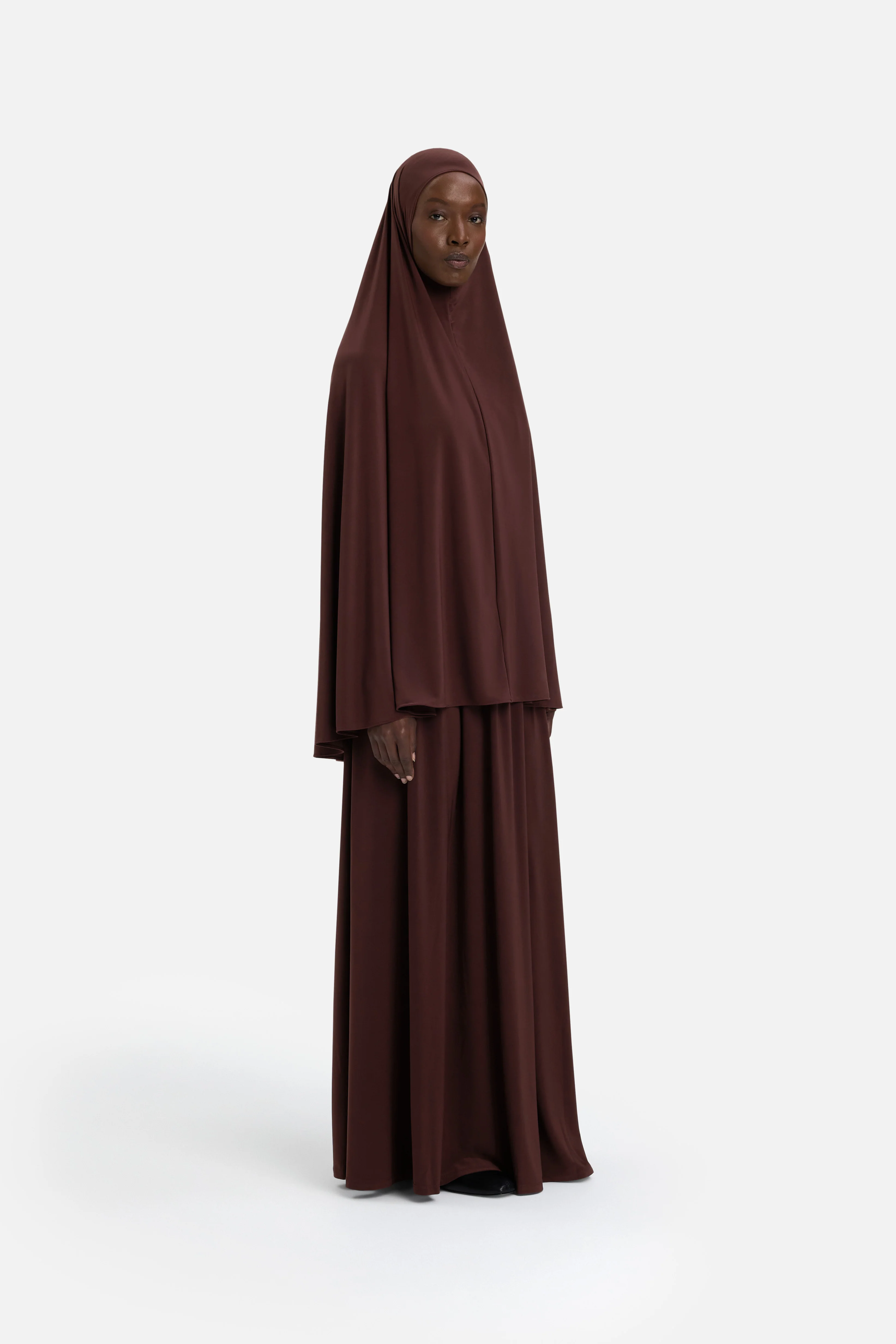 Premium Jersey Prayer Skirt | Dark Cherry - Image 2