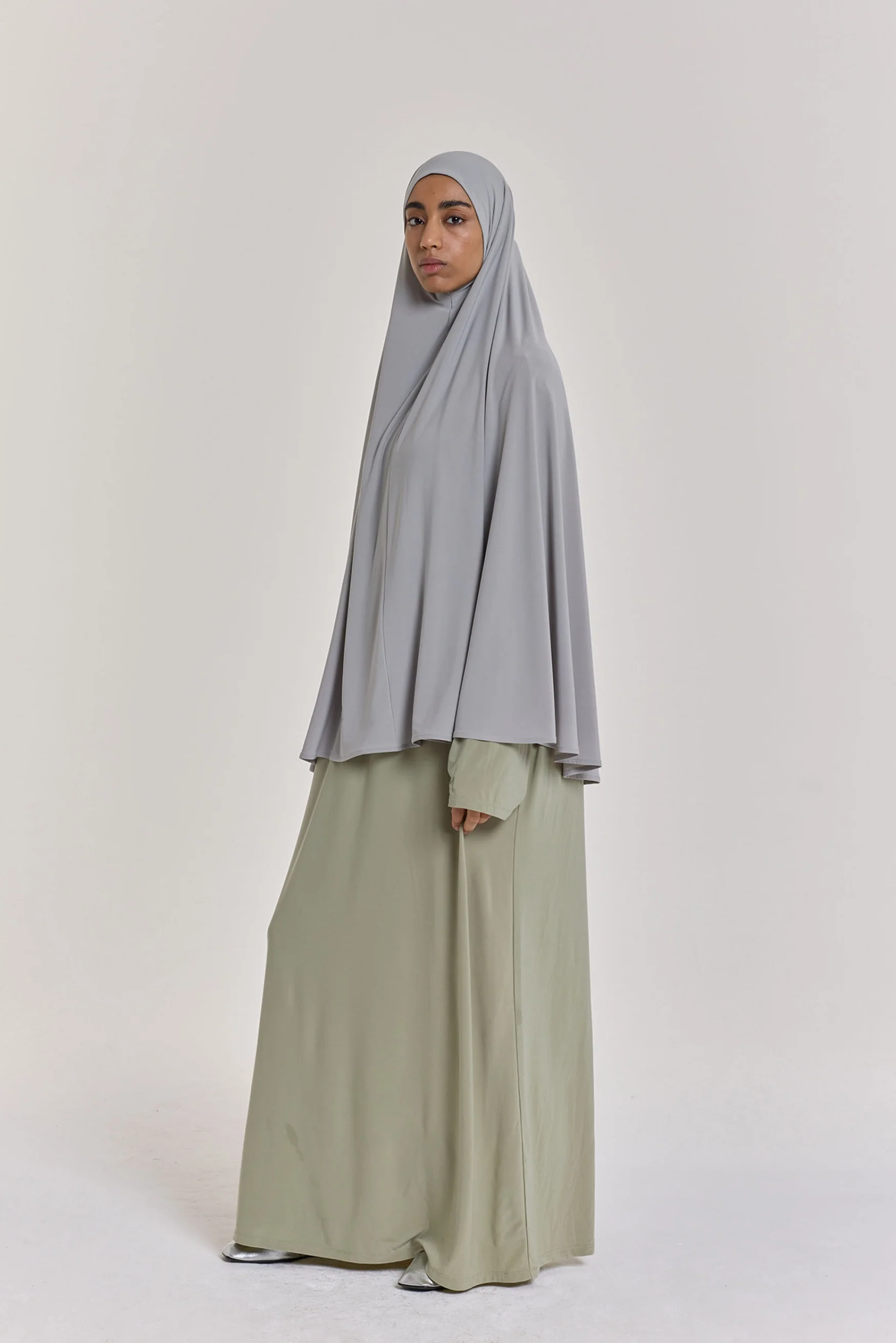 Premium Jersey Khimaar | Grey