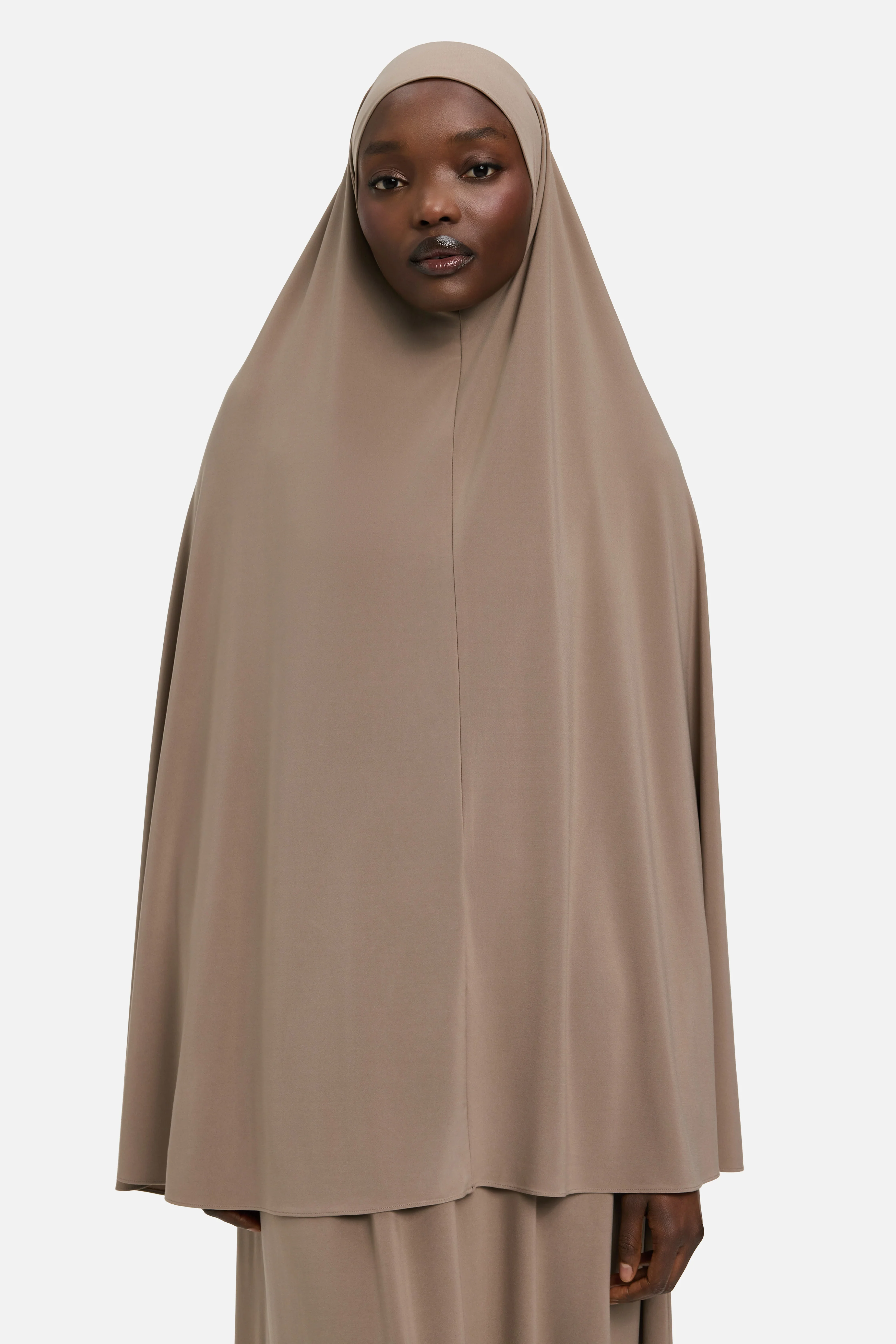 Premium Jersey Khimaar | Milky Cacao - Image 3