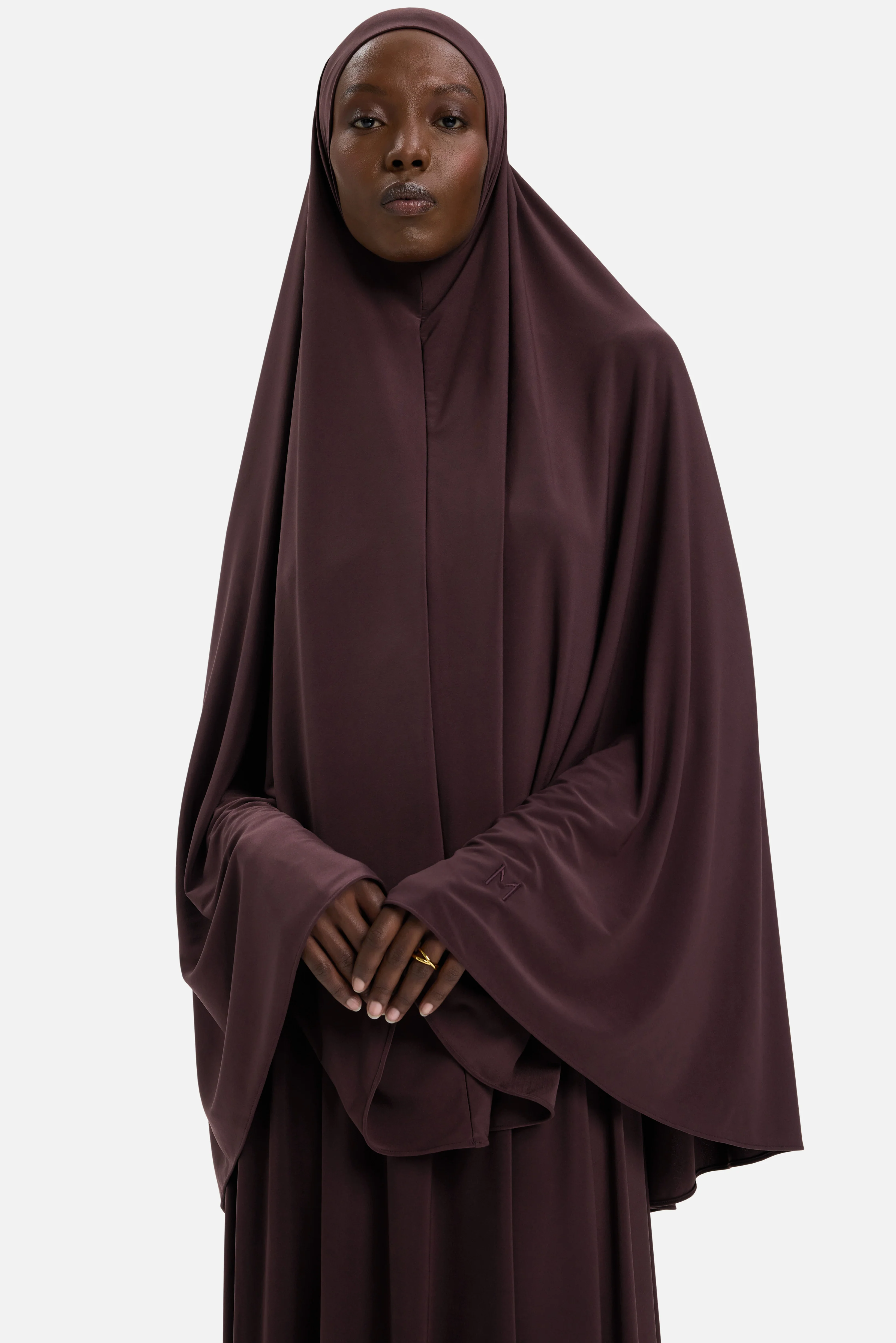 Premium Jersey Khimaar | Vintage Purple - Image 3