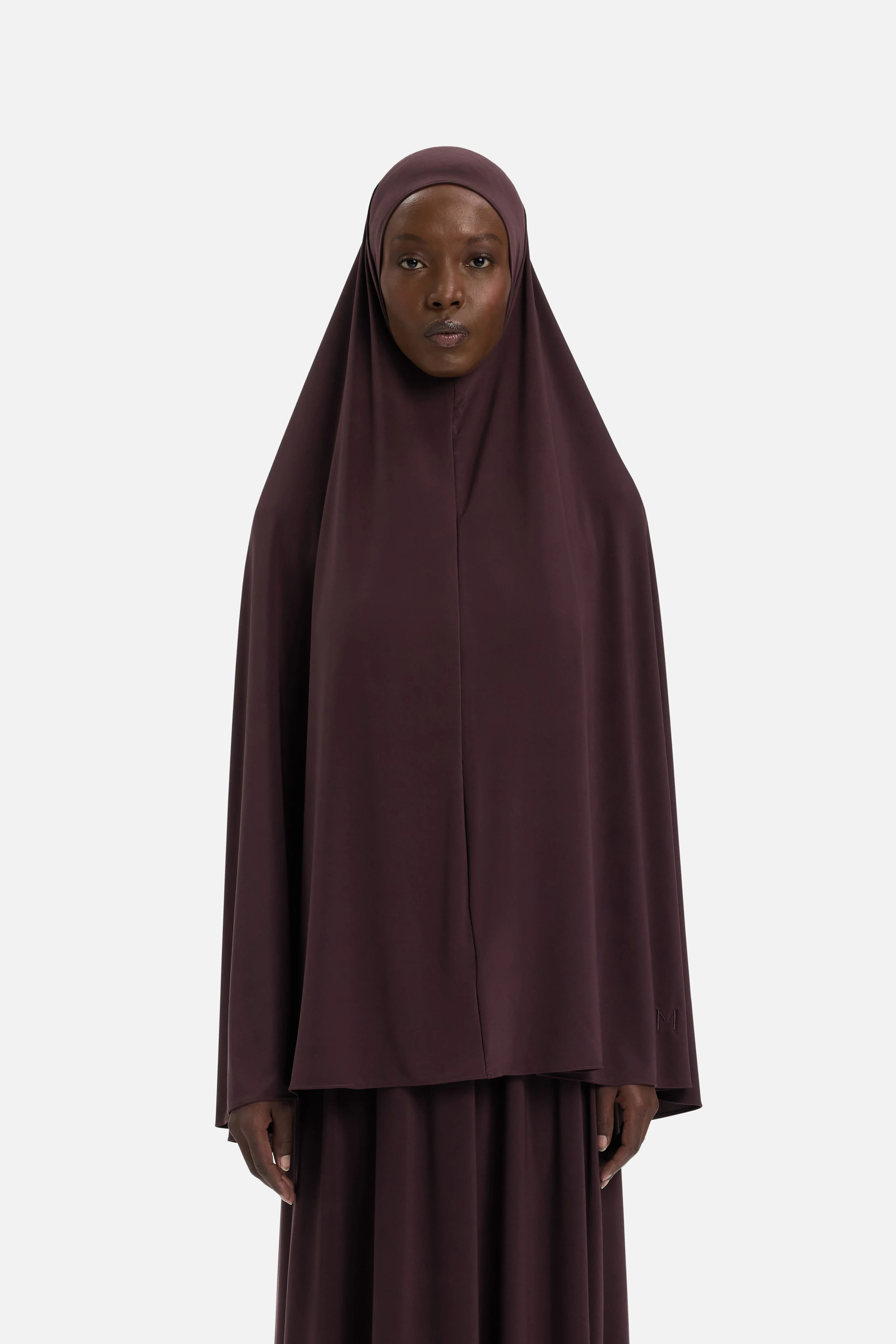 Premium Jersey Khimaar | Vintage Purple - Image 4