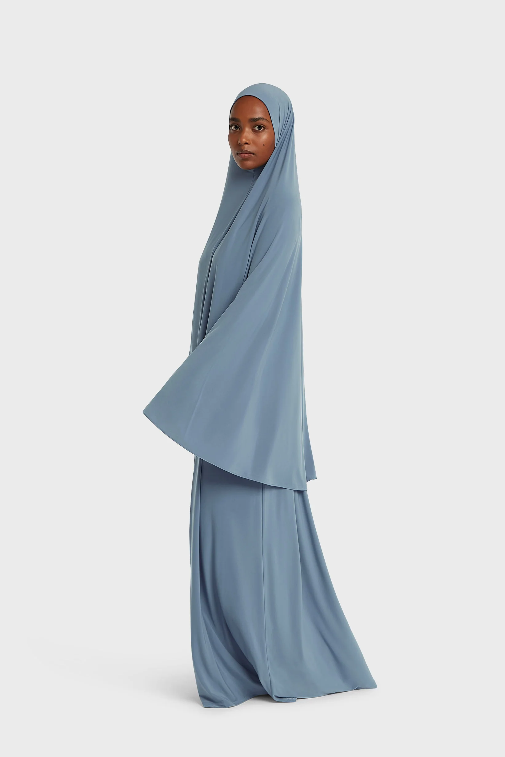 Premium Jersey Prayer Skirt | Dusty Indigo - Image 2